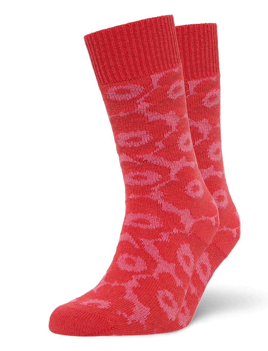 Marimekko - ORAS UNIKKO - normale socken - red, pink - 0