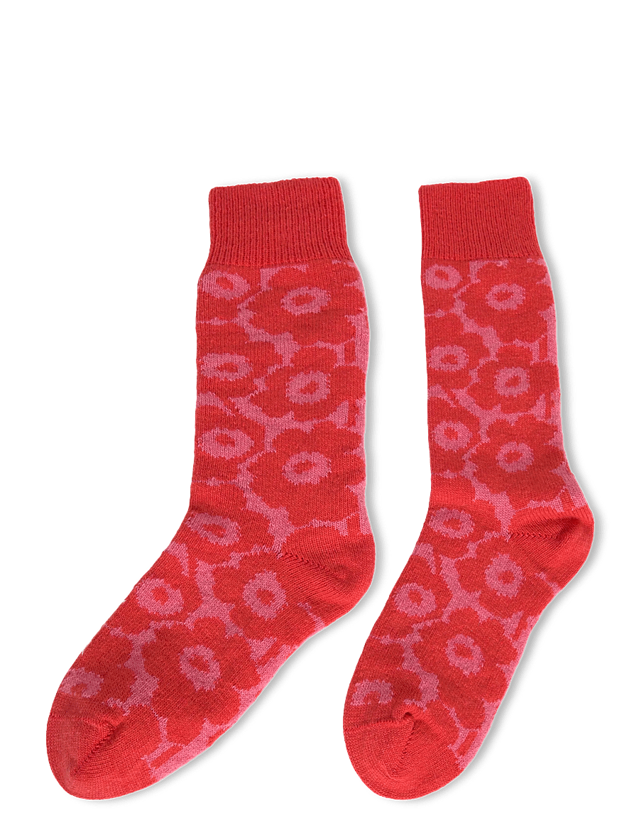 Marimekko - ORAS UNIKKO - normale socken - red, pink - 1