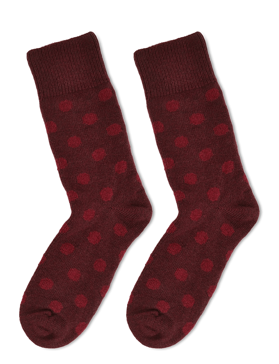Marimekko - JUURI PALLO - vanliga strumpor - wine red, red - 1