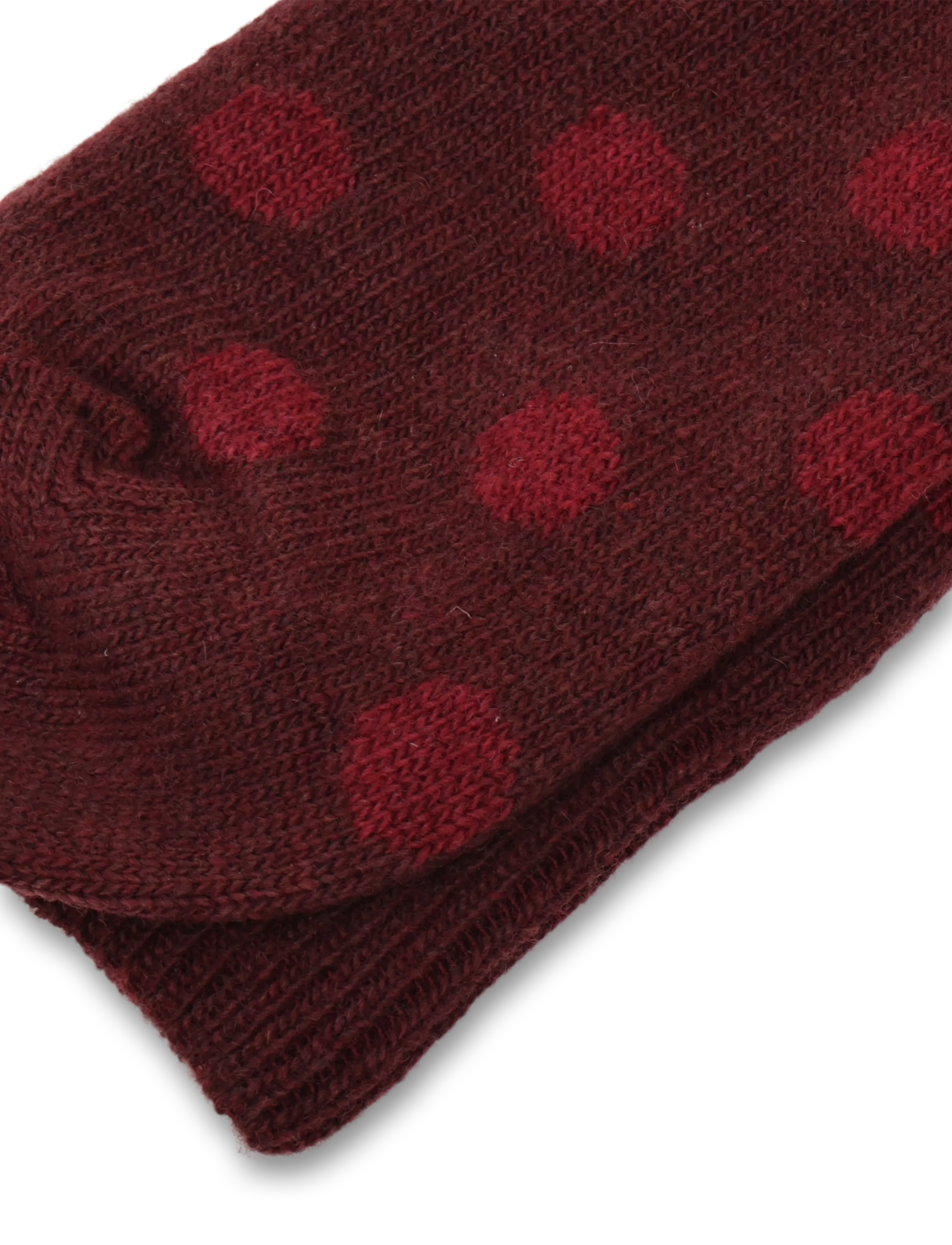 Marimekko - JUURI PALLO - vanliga strumpor - wine red, red - 2