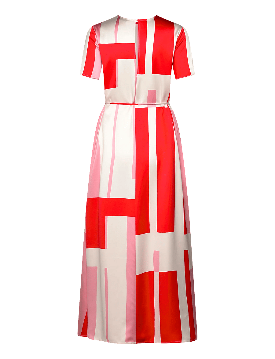 Marimekko - HILJAUS ATTIKA - summer dresses - off white, light pink, red - 2