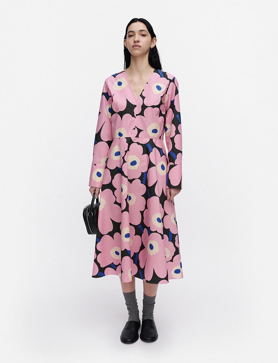Marimekko - ROHINNA UNIKKO - suvekleidid - 365-pink, green, blue - 0