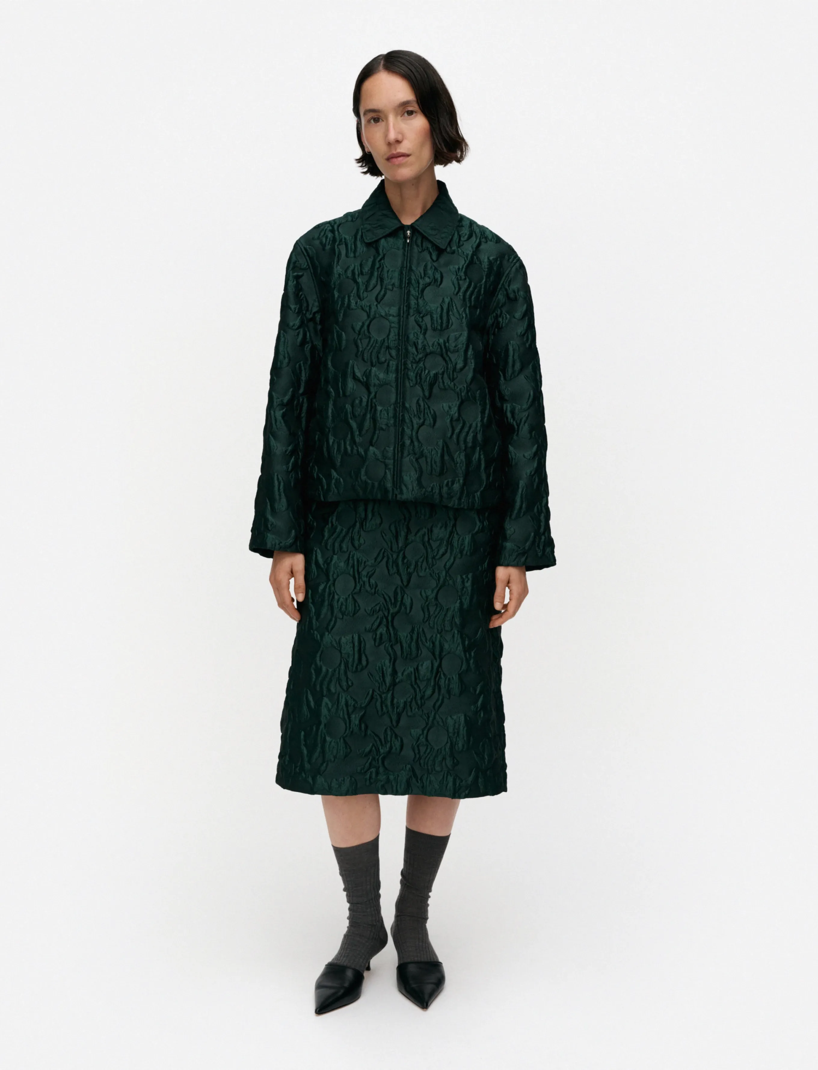 Marimekko KIINTYMYS LOSSI - Modetrender - DARK GREEN / green