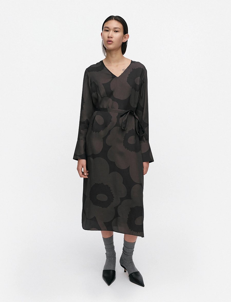 Marimekko - NAURU UNIKKO - dark grey, black - 0
