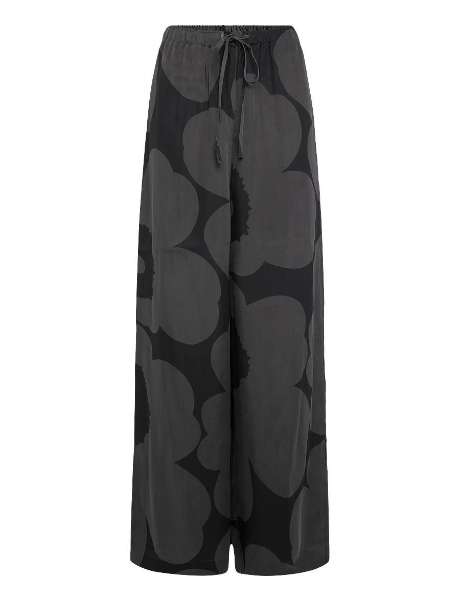 Marimekko - KAAKKOIS UNIKKO - hosen mit weitem bein - dark grey, black - 1