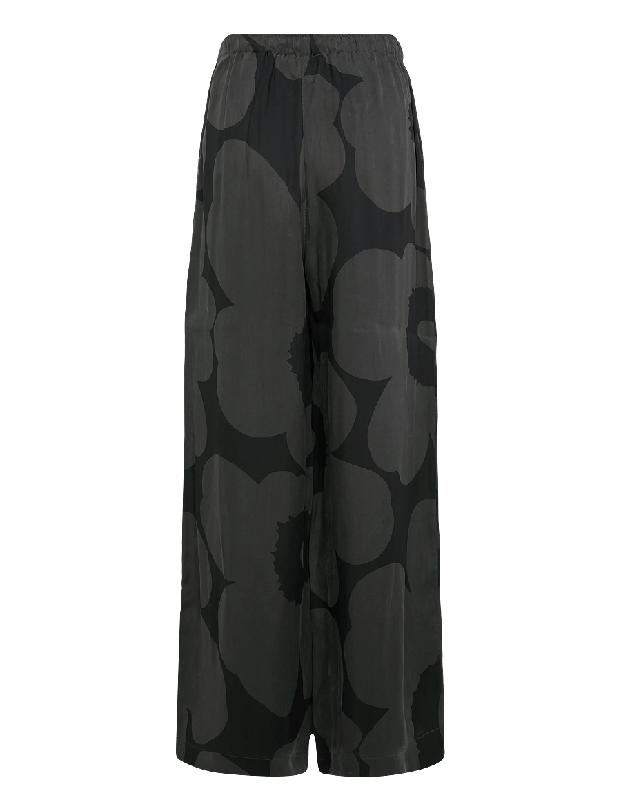 Marimekko - KAAKKOIS UNIKKO - hosen mit weitem bein - dark grey, black - 2