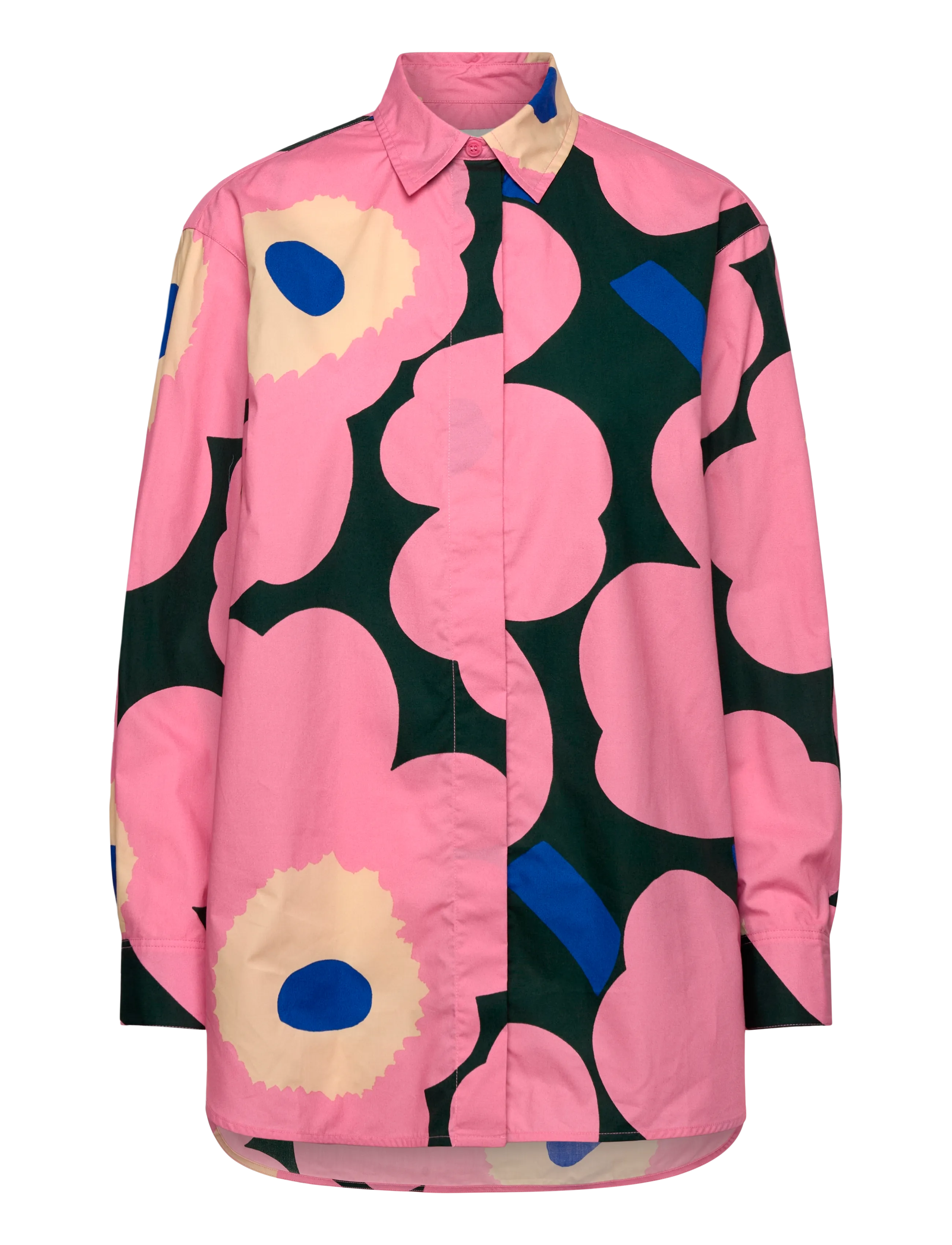 Marimekko - RUOSTE UNIKKO - langärmlige hemden - 365-pink, green, blue - 1