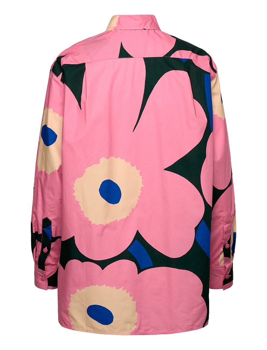 Marimekko - RUOSTE UNIKKO - langärmlige hemden - 365-pink, green, blue - 2