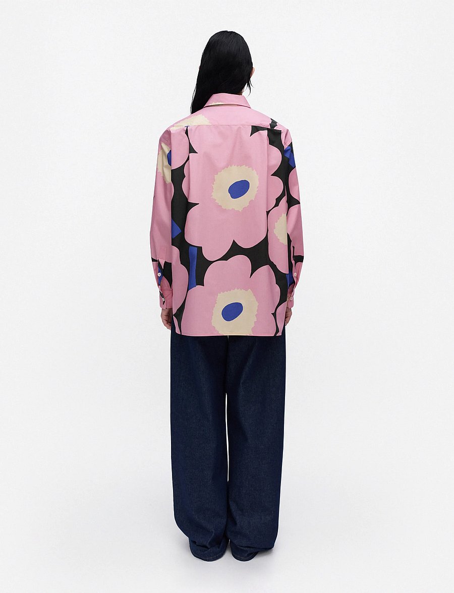 Marimekko - RUOSTE UNIKKO - langärmlige hemden - 365-pink, green, blue - 4