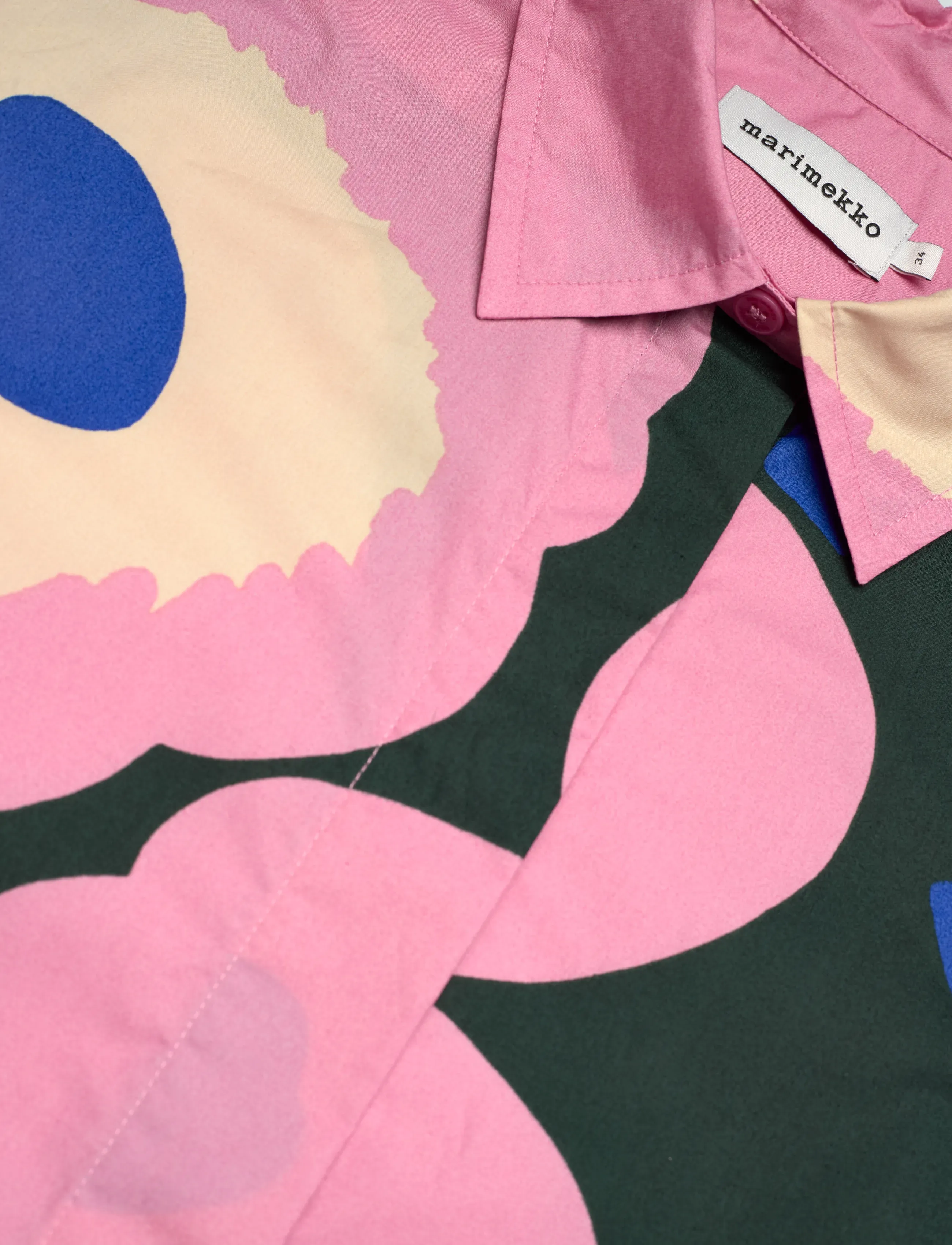 Marimekko - RUOSTE UNIKKO - langärmlige hemden - 365-pink, green, blue - 5