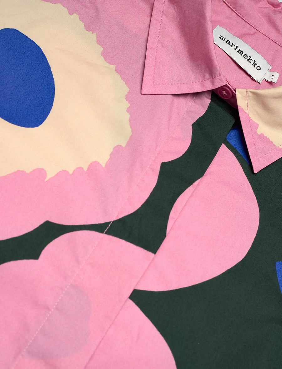 Marimekko - RUOSTE UNIKKO - langärmlige hemden - 365-pink, green, blue - 5