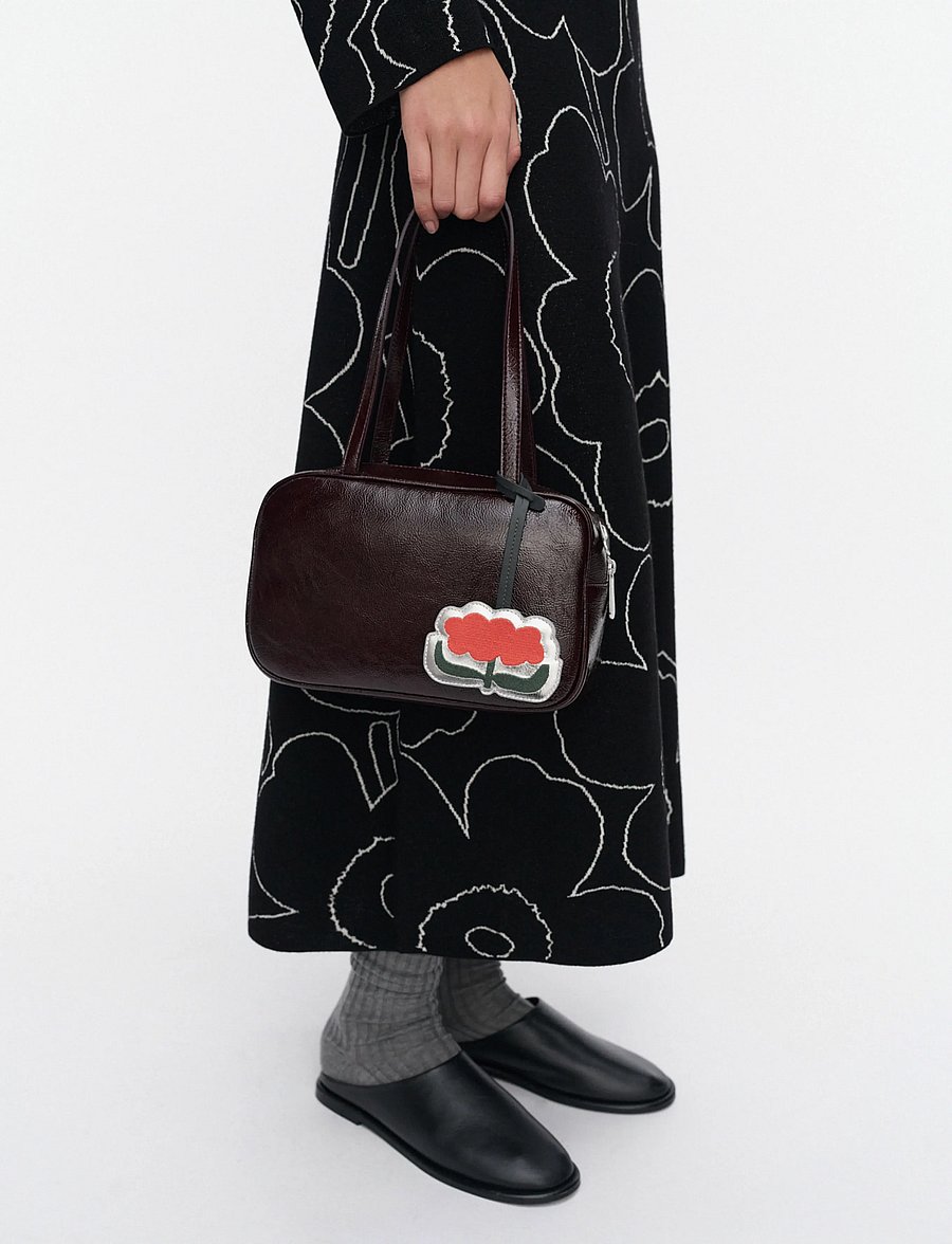 Marimekko - CHARM RANTAKUKKA - moetrendid - silver, red, dark green - 0