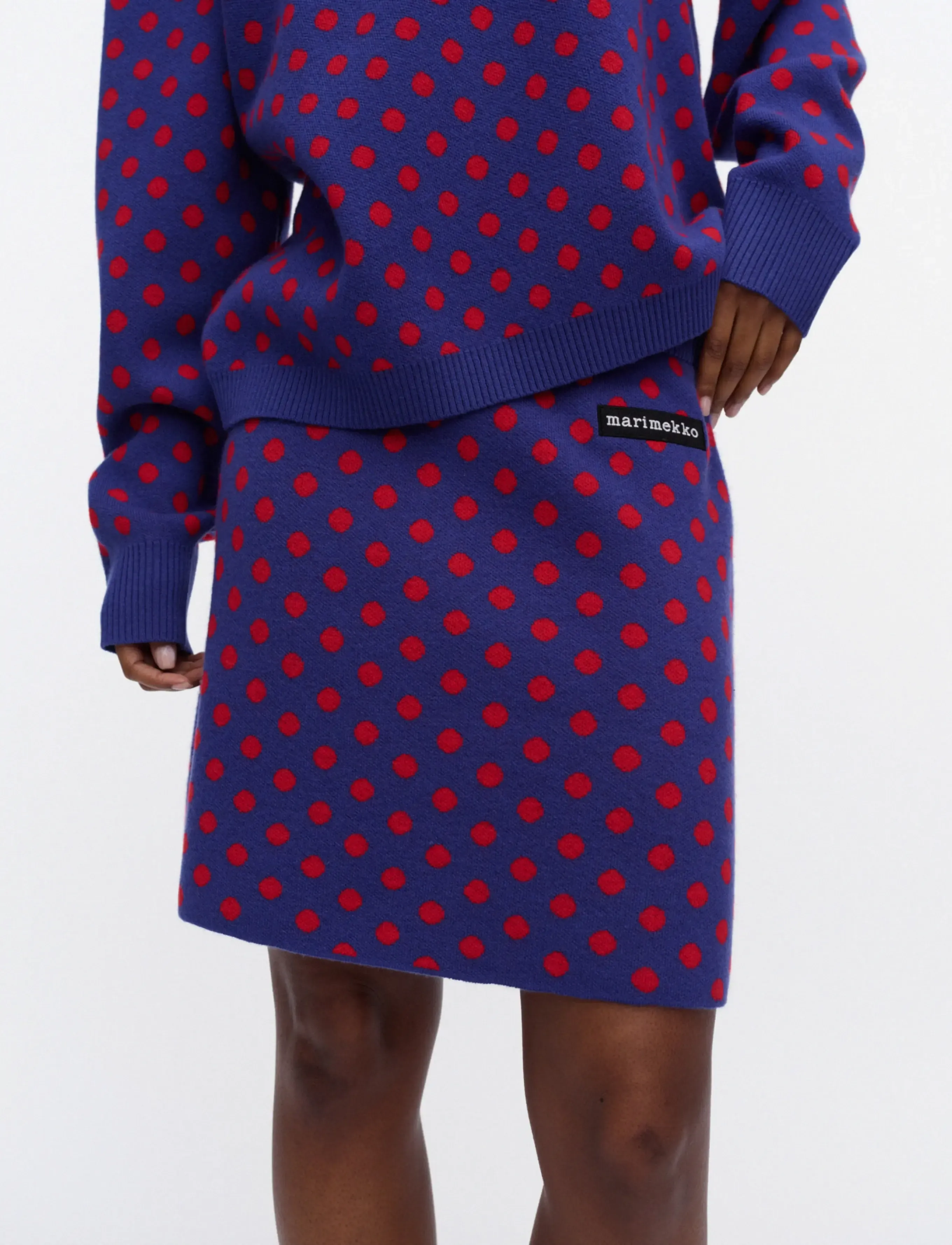 Marimekko - RWS KOILLIS PALLO - strickröcke - blue, red - 3