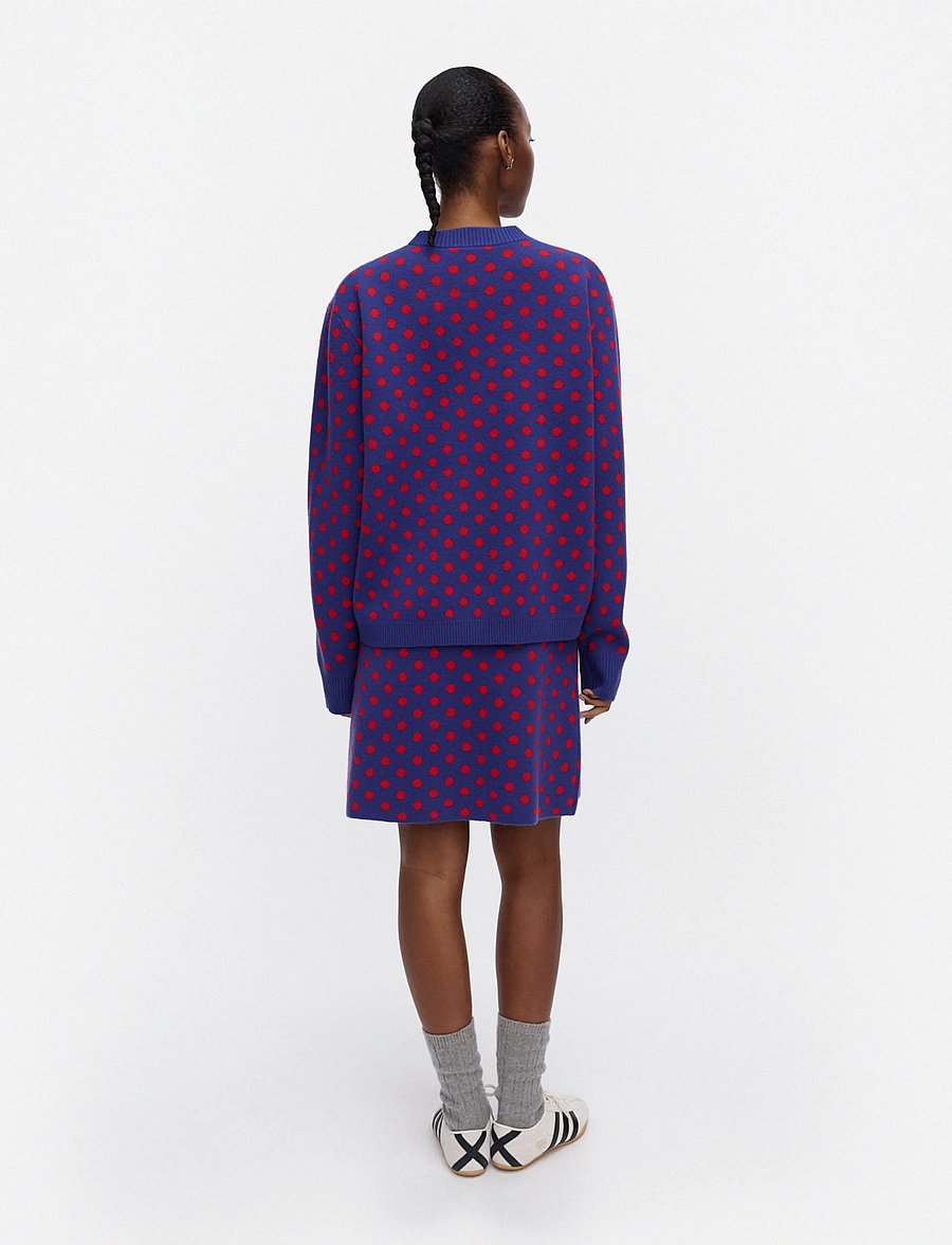 Marimekko - RWS KOILLIS PALLO - strickröcke - blue, red - 4