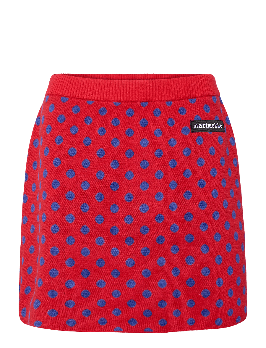 Marimekko - RWS KOILLIS PALLO - strickröcke - red, blue - 1