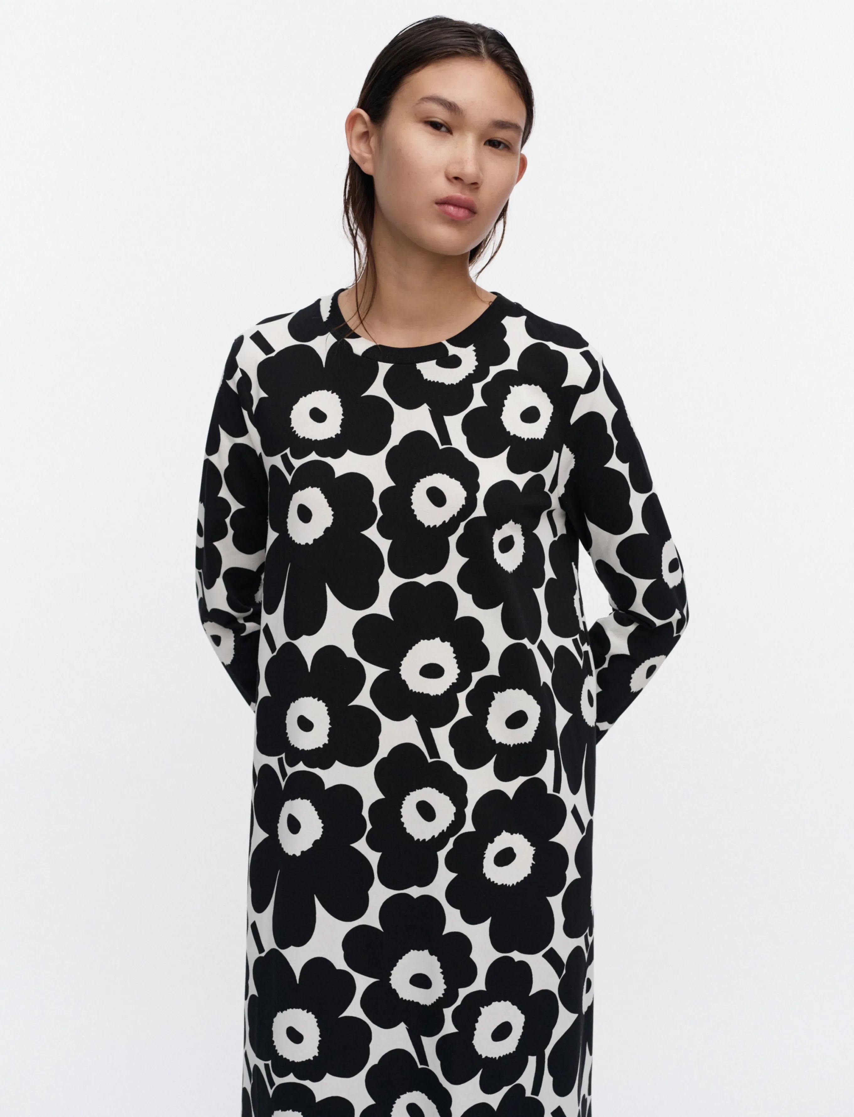 Marimekko - HUJANHAJAN UNIKKO - black, off white - 3