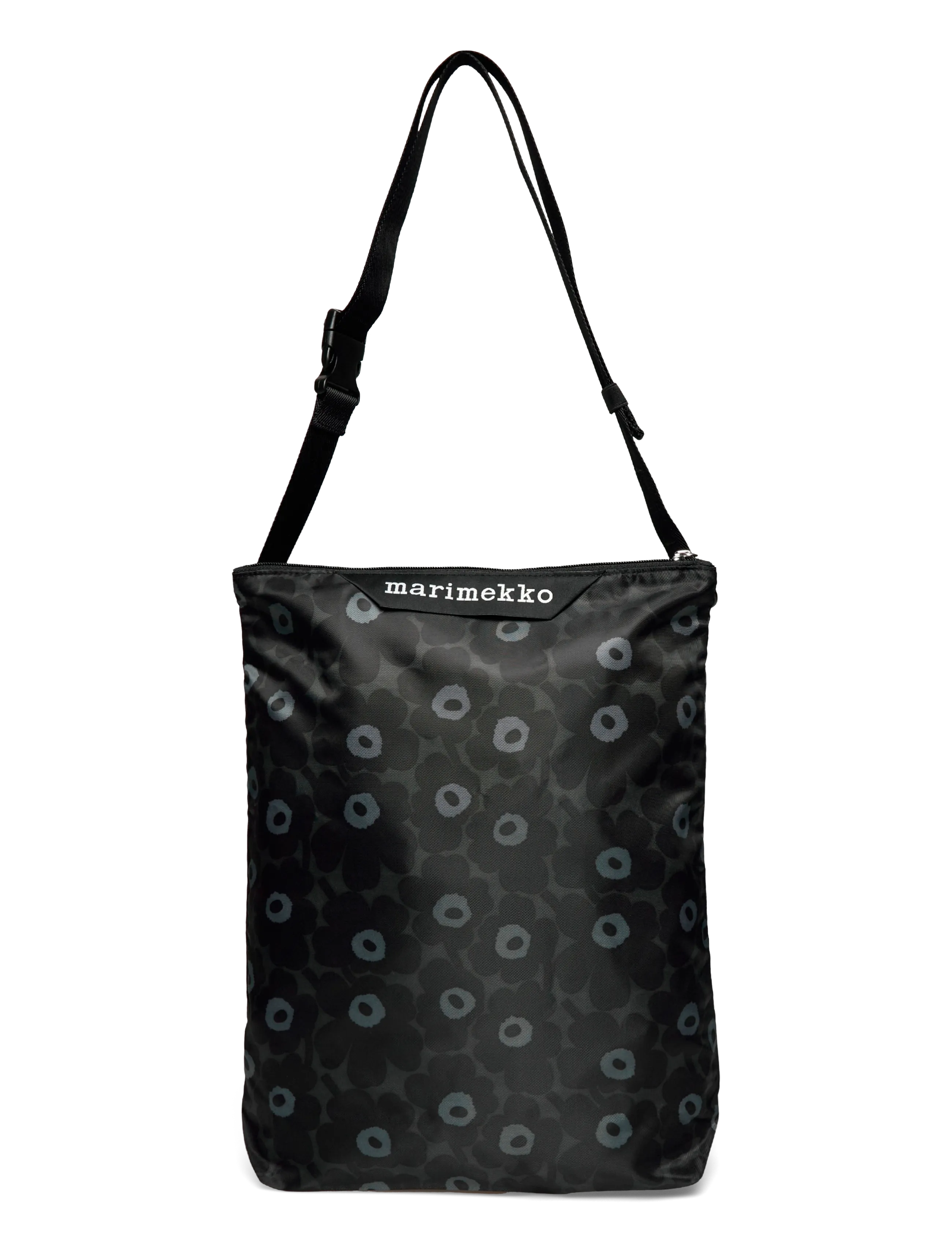 Marimekko NEAT CROSSBODY UNIKKO M - Bags - BLACK, DARK GREY / black
