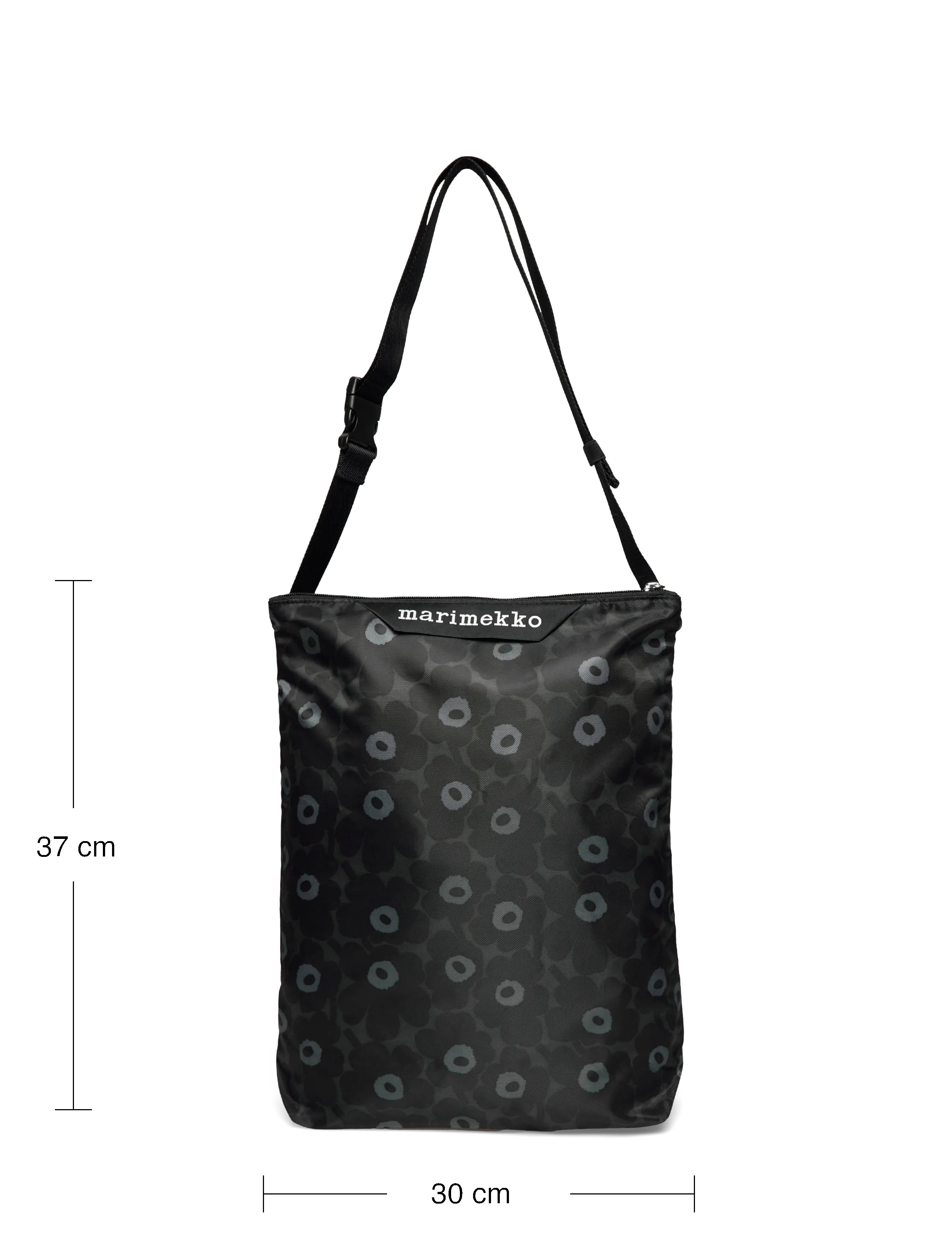 Marimekko - NEAT CROSSBODY UNIKKO M - crossbody bags - black, dark grey - 4