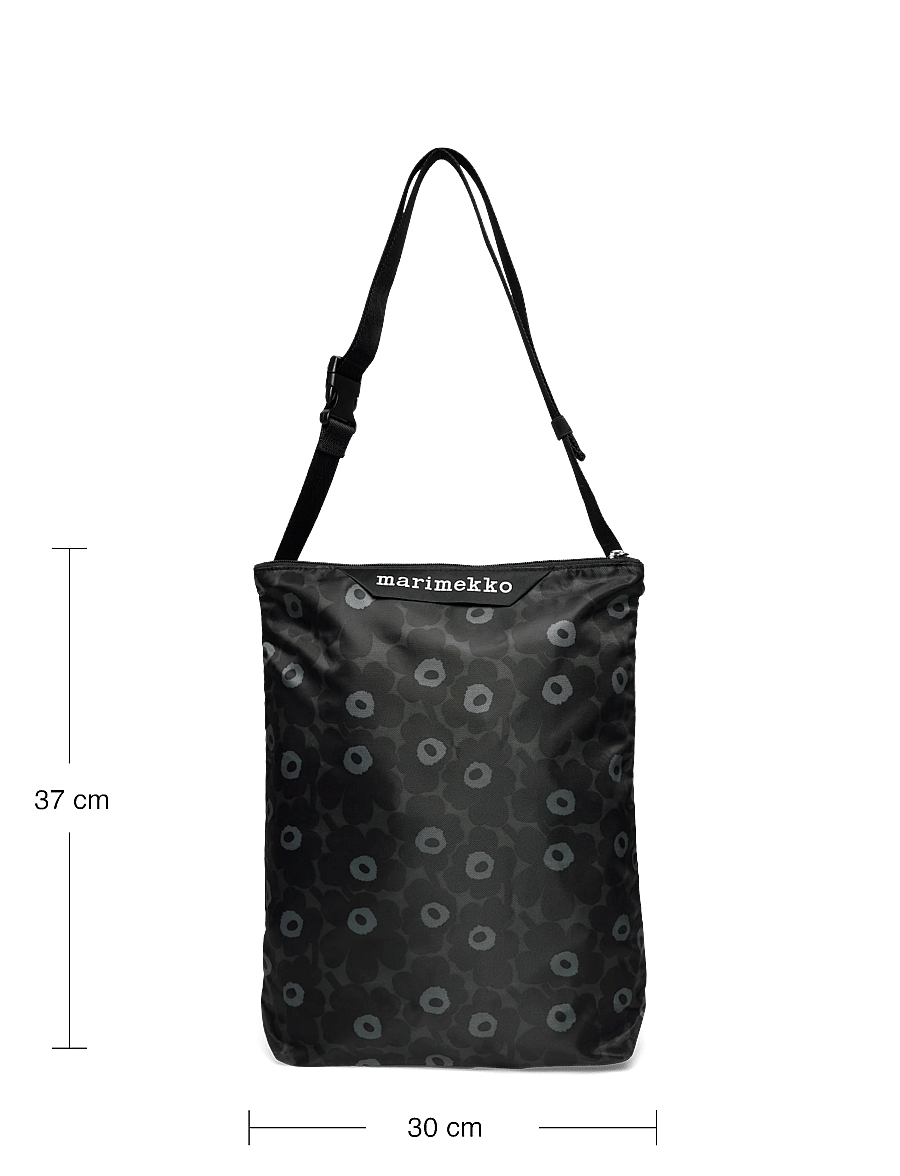 Marimekko - NEAT CROSSBODY UNIKKO M - crossbody bags - black, dark grey - 4