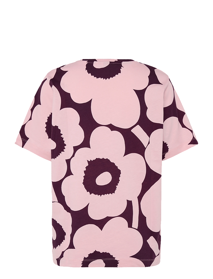 Marimekko - TUNNIT UNIKKO - t-shirts - light pink, dark purple - 2
