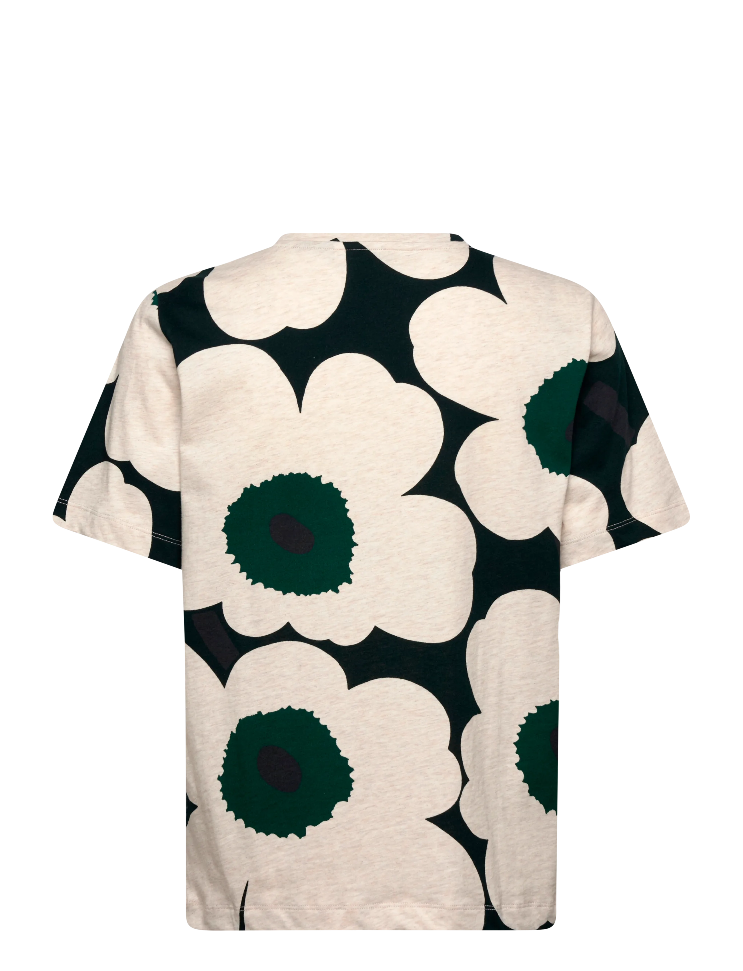 Marimekko - TUNNIT UNIKKO - t-shirts - dark green, beige melange - 1