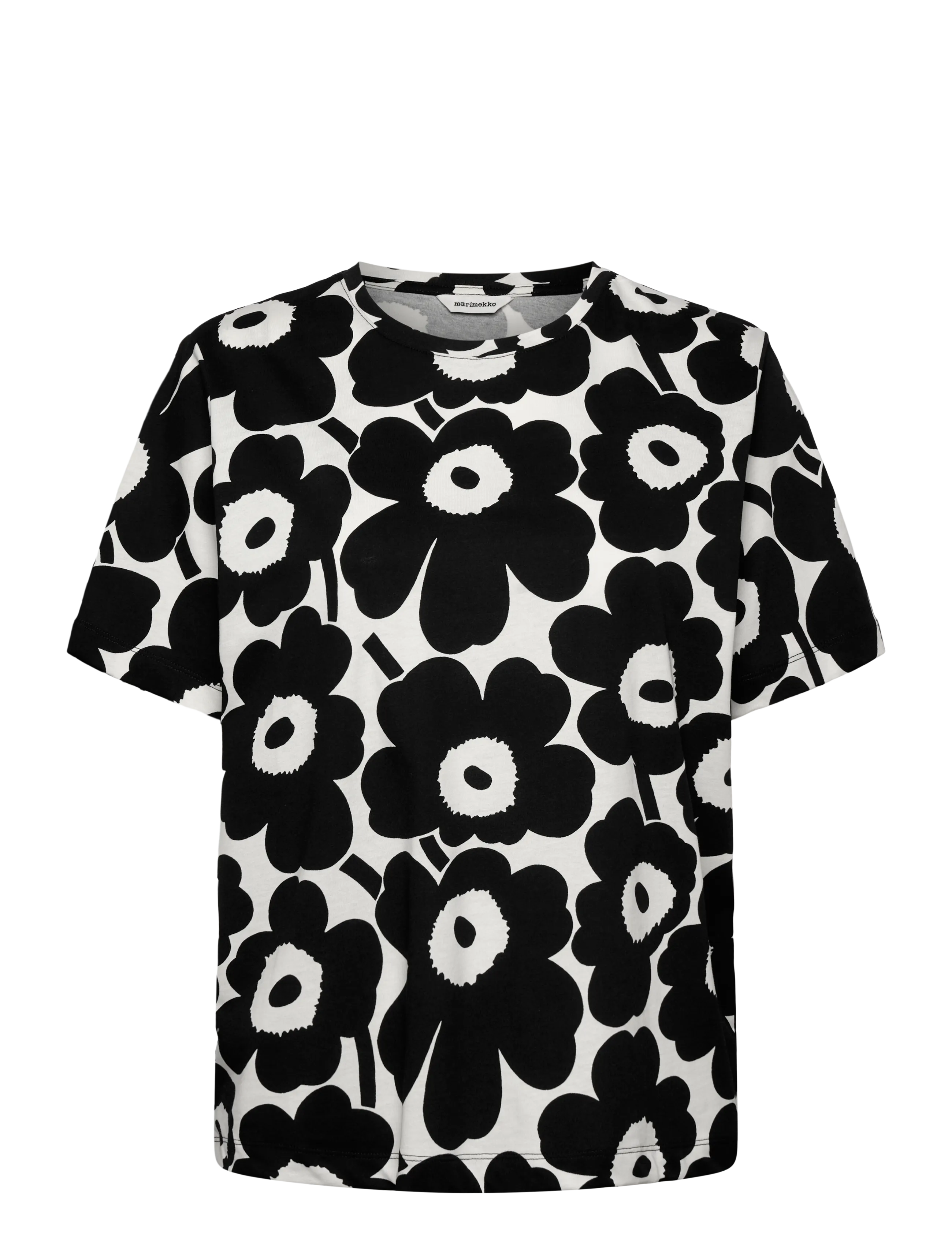 Marimekko - TUNNIT UNIKKO - t-shirts - black, off white - 1