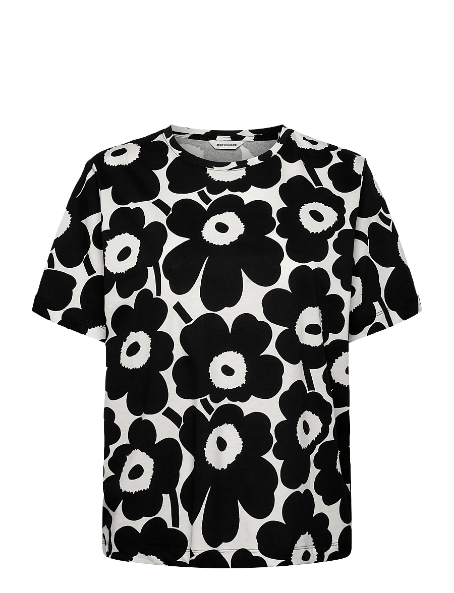 Marimekko - TUNNIT UNIKKO - t-shirts - black, off white - 1