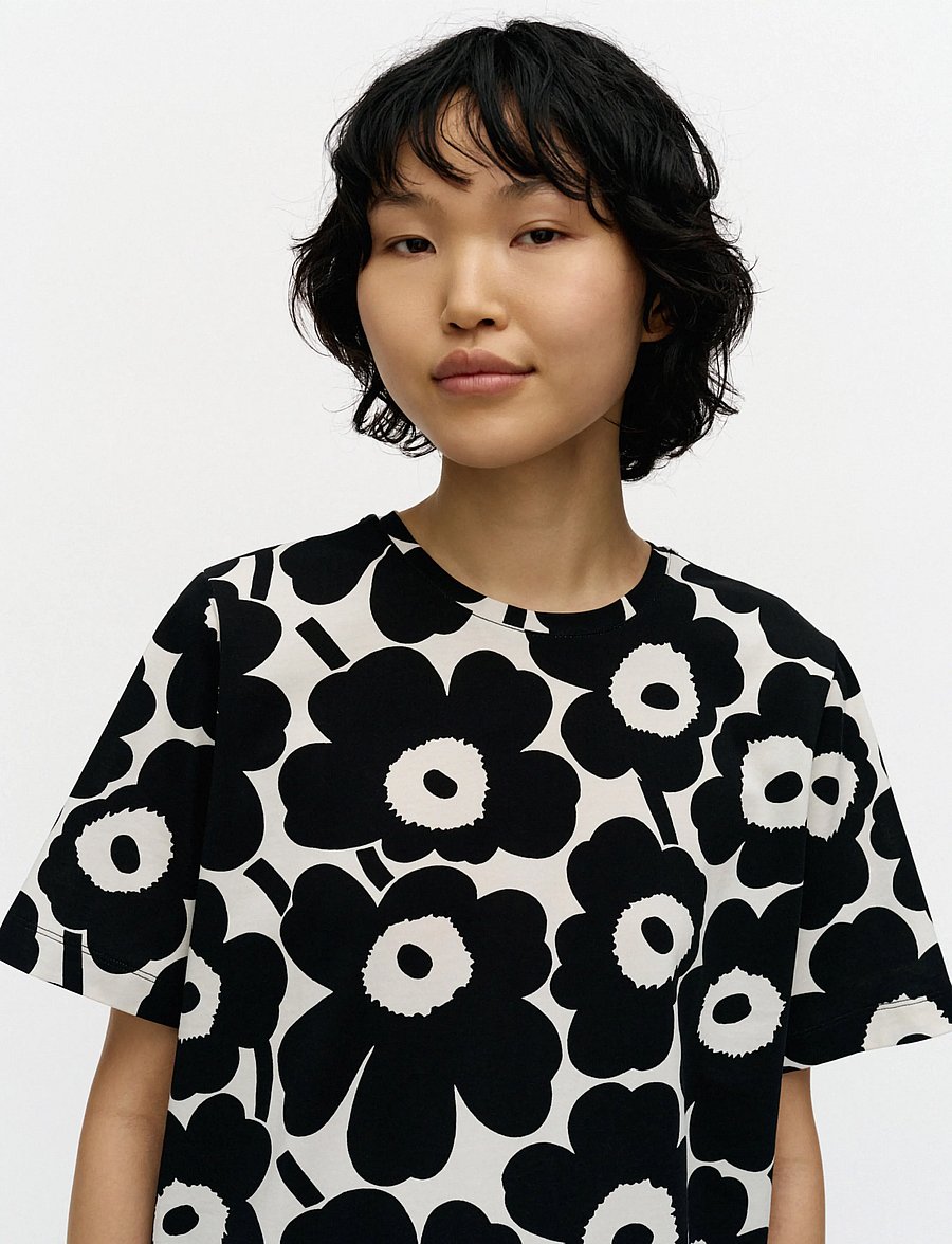 Marimekko - TUNNIT UNIKKO - t-shirts - black, off white - 3