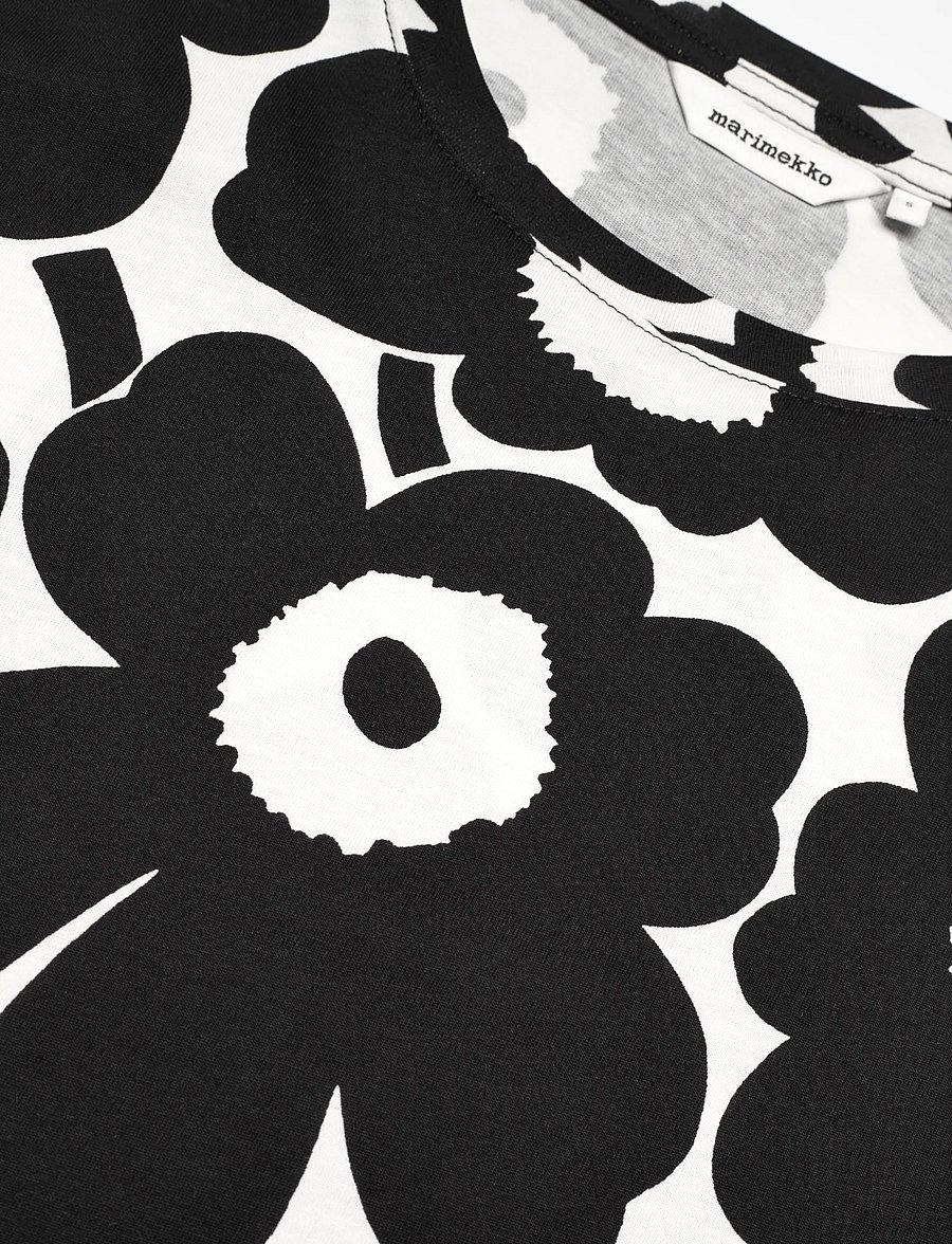 Marimekko - TUNNIT UNIKKO - t-shirts - black, off white - 4