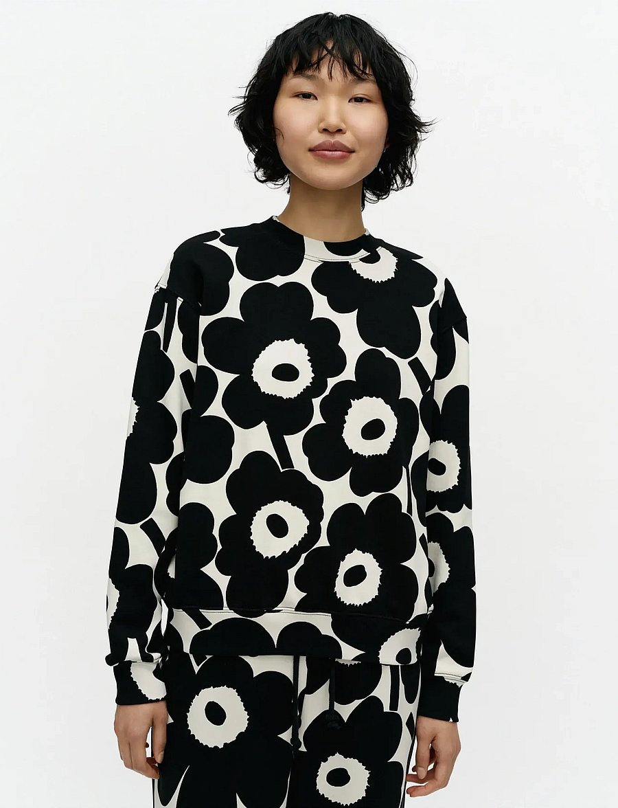 Marimekko - LEIOT PIENI UNIKKO - sweatshirts - black, off-white - 3