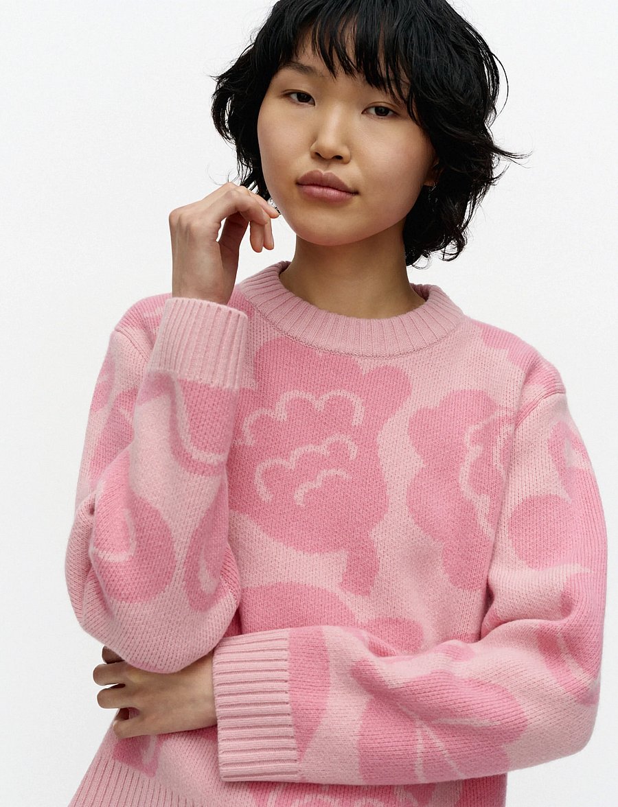 Marimekko - RWS VIRTAUS KUKASTA KUKKAAN - jumpers - light pink, rose - 3