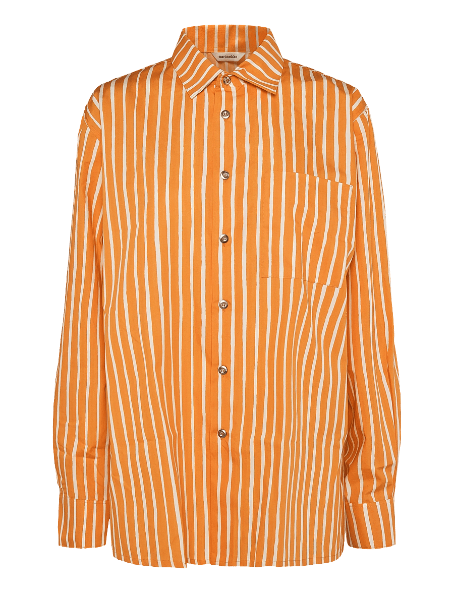 Marimekko - JOKAPOIKA 2017 - langärmlige hemden - off white, orange - 1