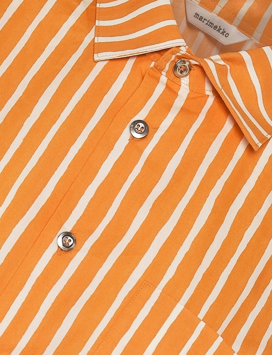 Marimekko - JOKAPOIKA 2017 - langärmlige hemden - off white, orange - 5