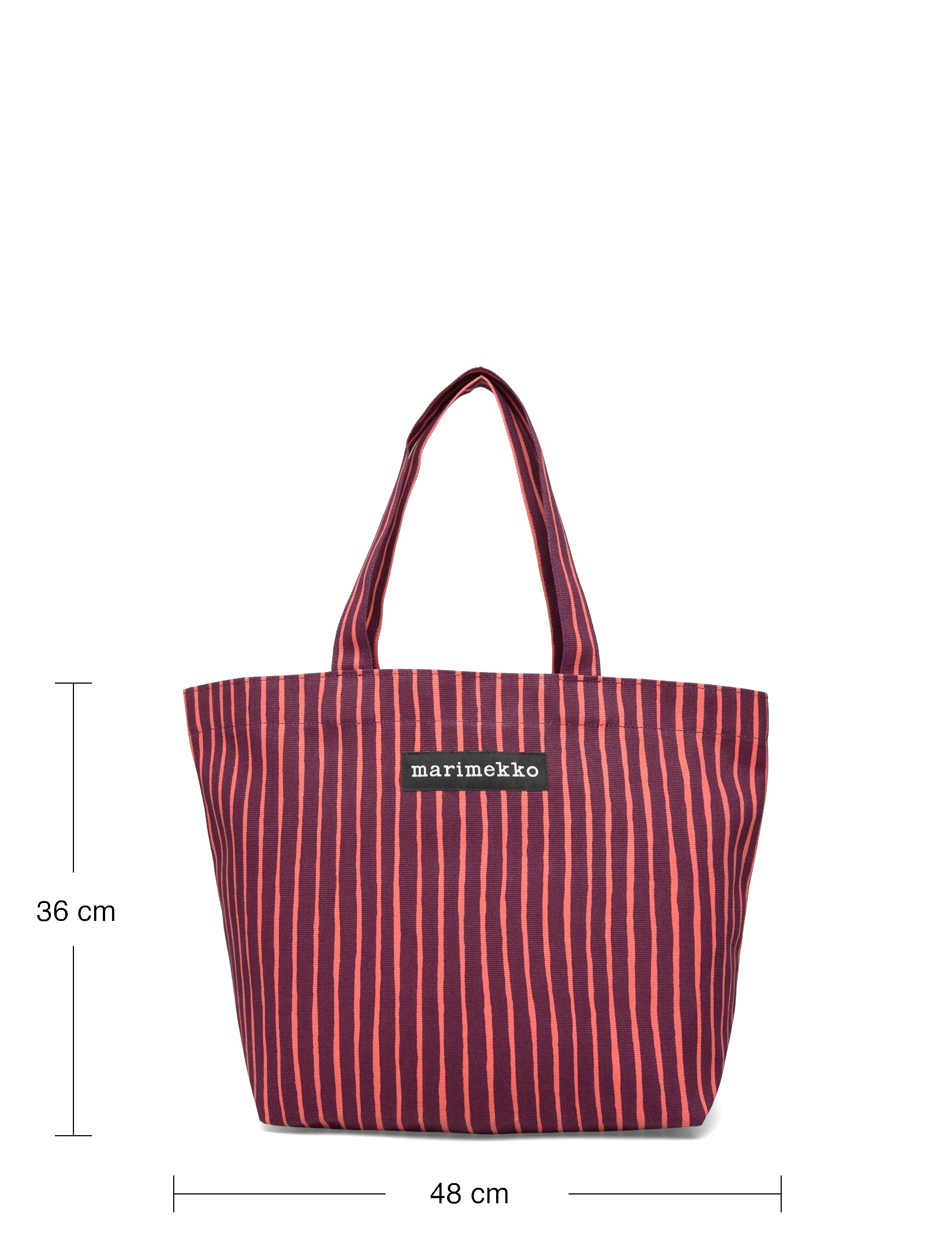 Marimekko - HAAVI PICCOLO - cabas - burgundi, coral - 3