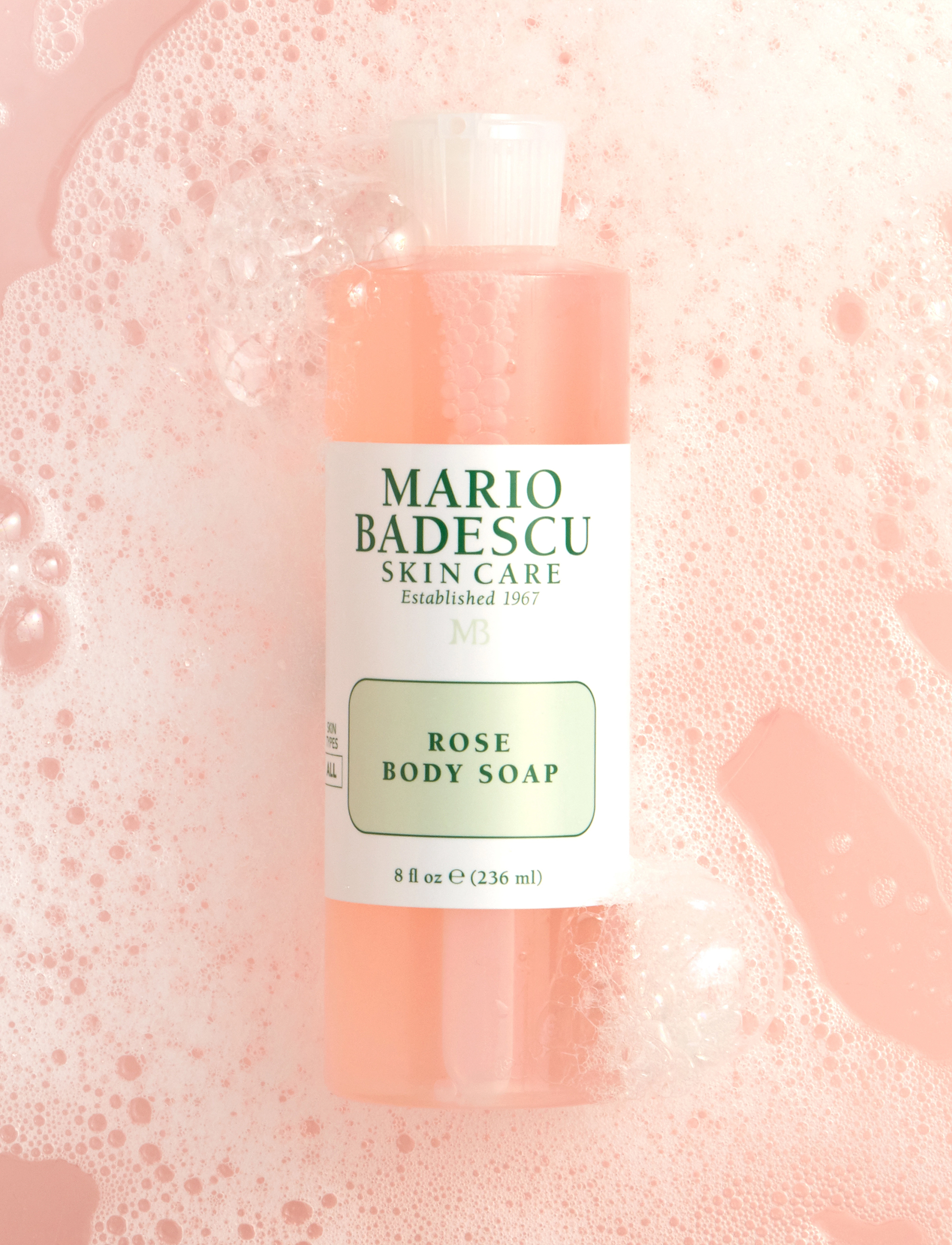 Mario Badescu Mario Badescu Rose Body Soap 236ml, 236 ml, Pink, Krop > Bad Og Brusebad, Dame