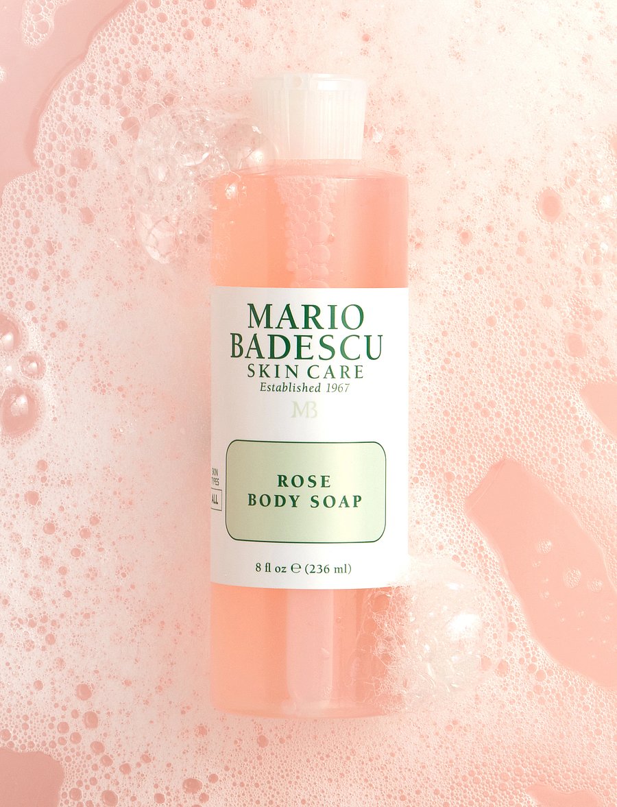 Mario Badescu - Mario Badescu Rose Body Soap 236ml - duschgel & duscholjor - clear - 0