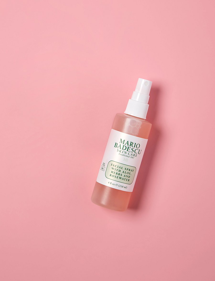 Mario Badescu - Mario Badescu Facial Spray W/ Aloe, Herbs & Rosewater 118ml - ansigtsmist - clear - 0