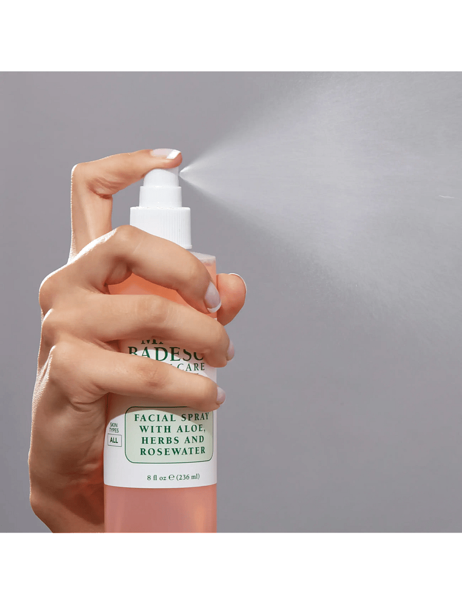Mario Badescu - Mario Badescu Facial Spray W/ Aloe, Herbs & Rosewater 118ml - ansigtsmist - clear - 2