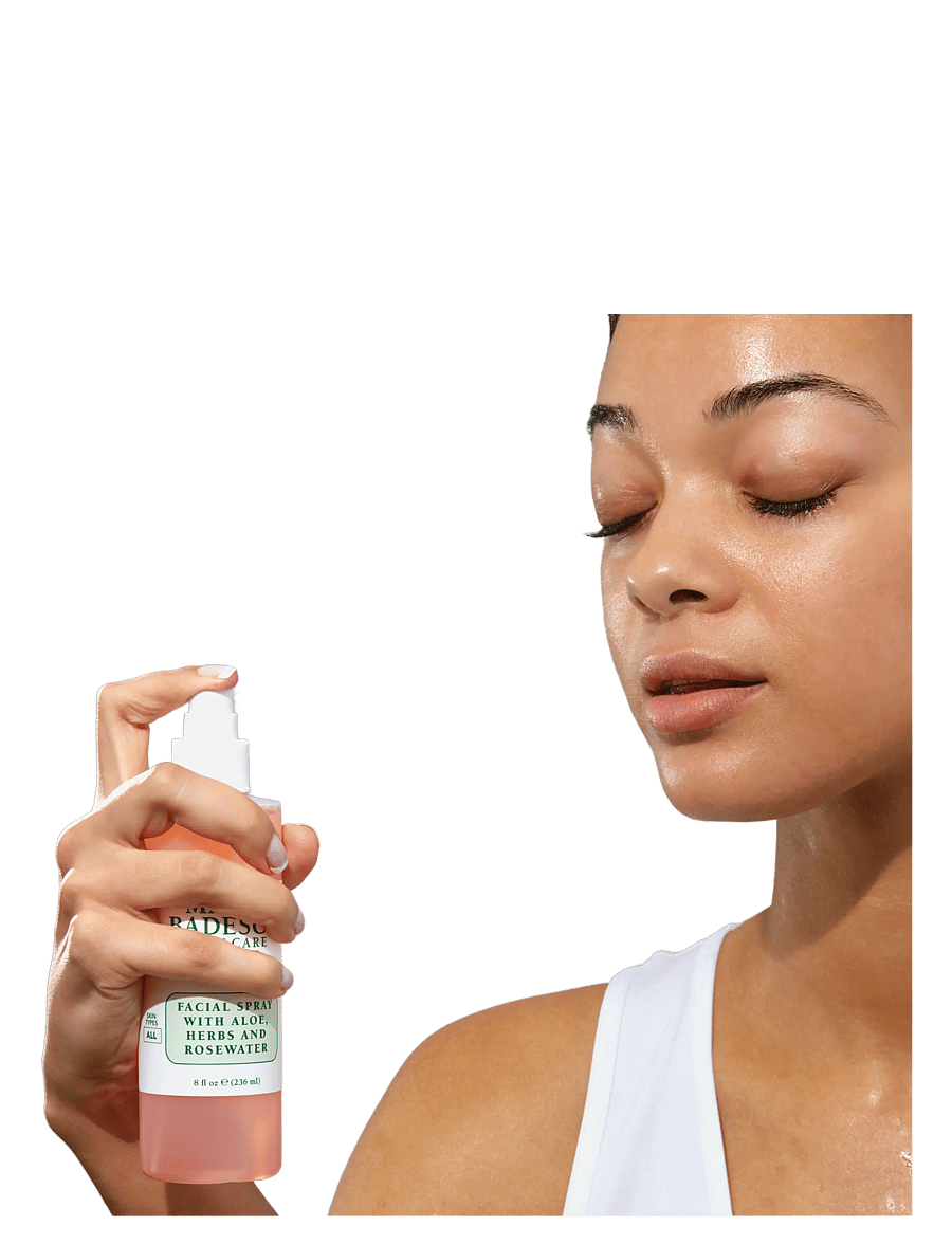 Mario Badescu - Mario Badescu Facial Spray W/ Aloe, Herbs & Rosewater 118ml - ansigtsmist - clear - 4