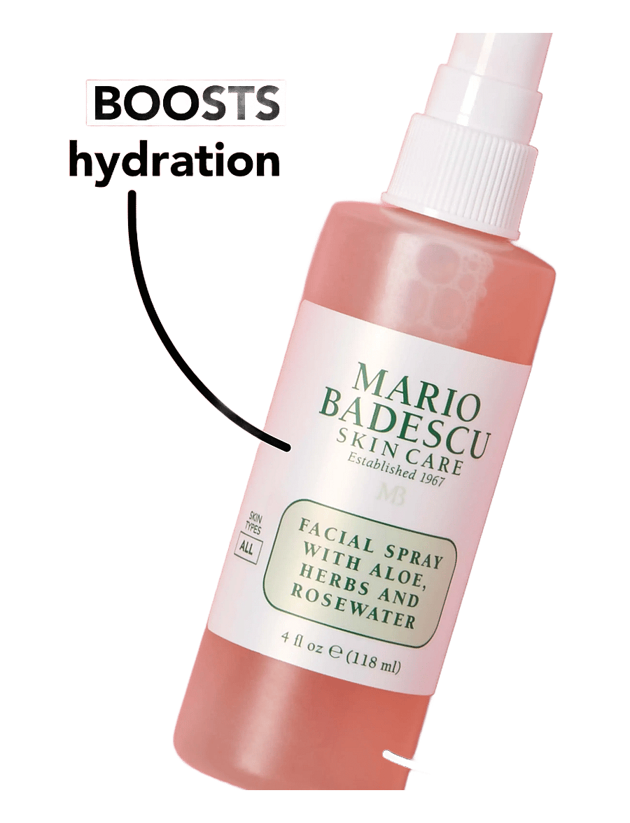 Mario Badescu - FACIAL SPRAY W/ ALOE, HERBS & ROSEWATER - ansigtsmist - clear - 5