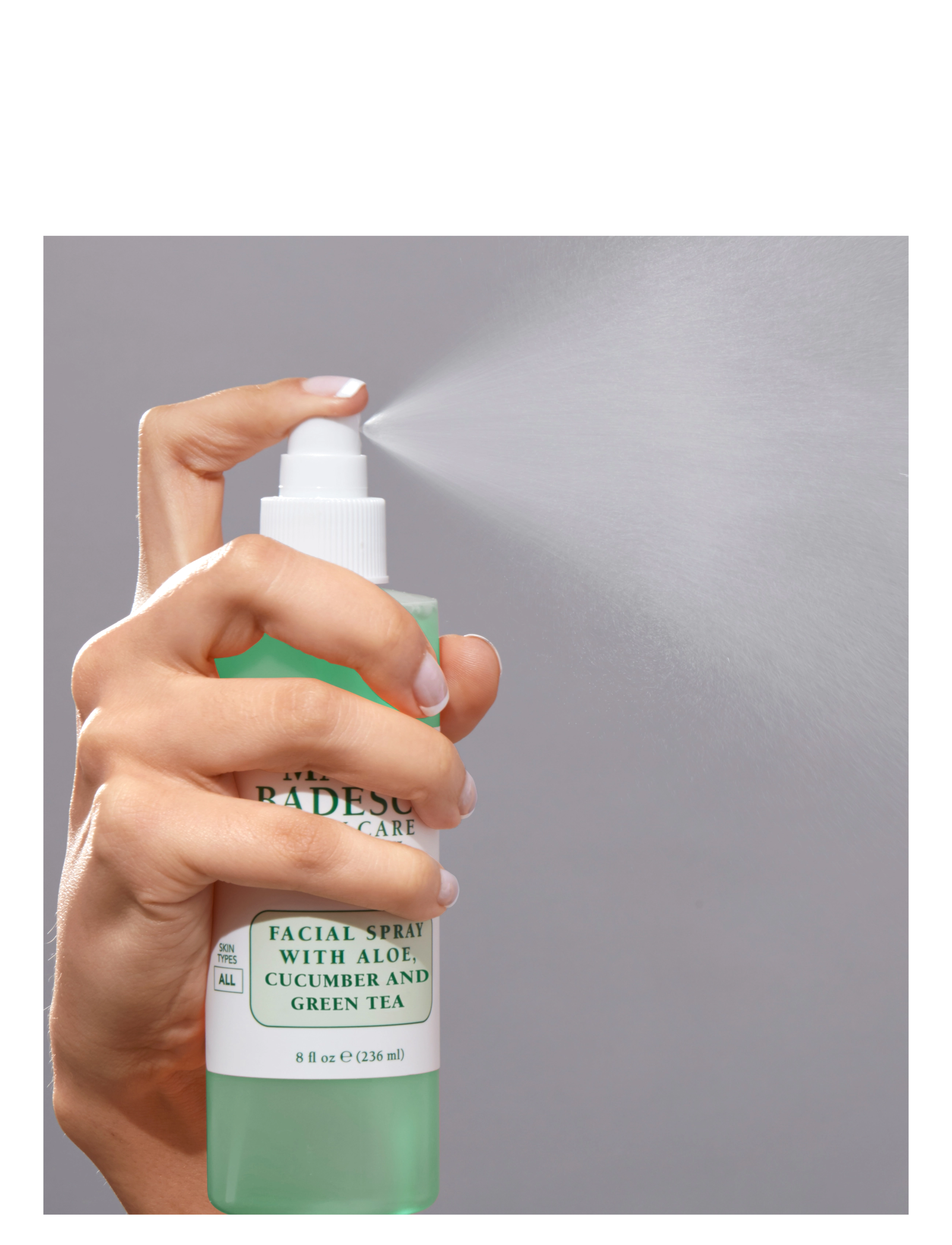 Mario Badescu - Mario Badescu Facial Spray W/ Aloe, Cucumber & Green Tea 118ml - ansigtsmist - clear - 2