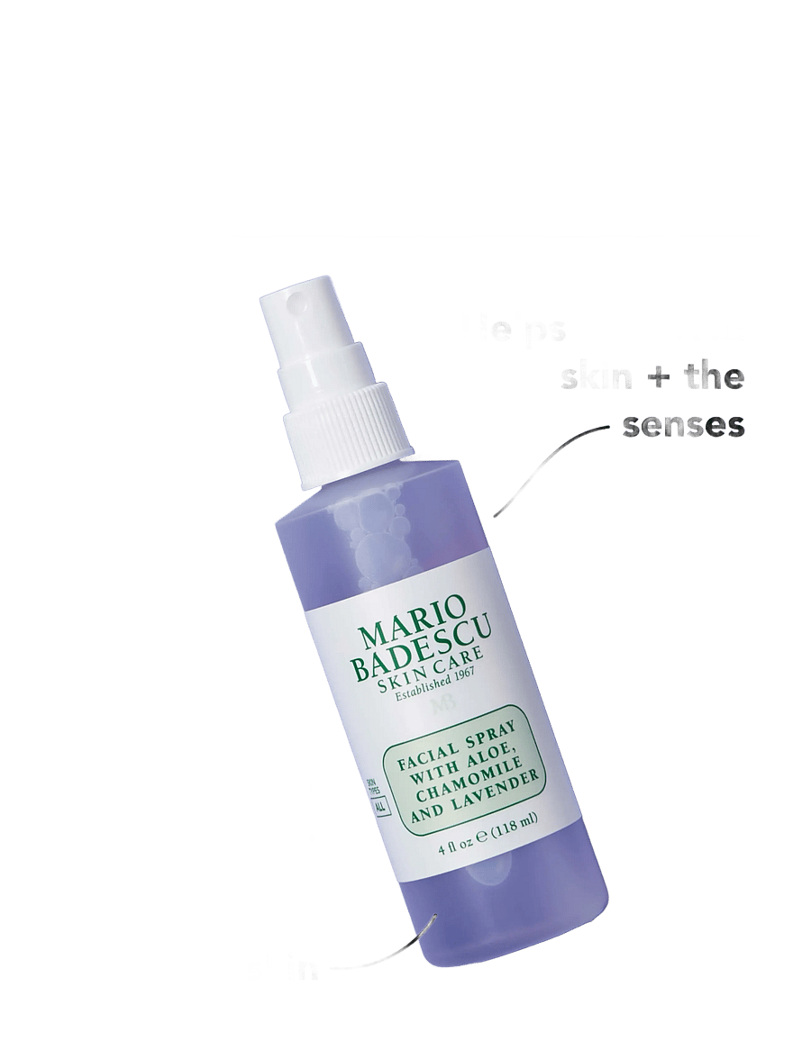 Mario Badescu - FACIAL SPRAY W/ ALOE, CHAMOMILE & LAVENDER - ansiktsvatten - clear - 5