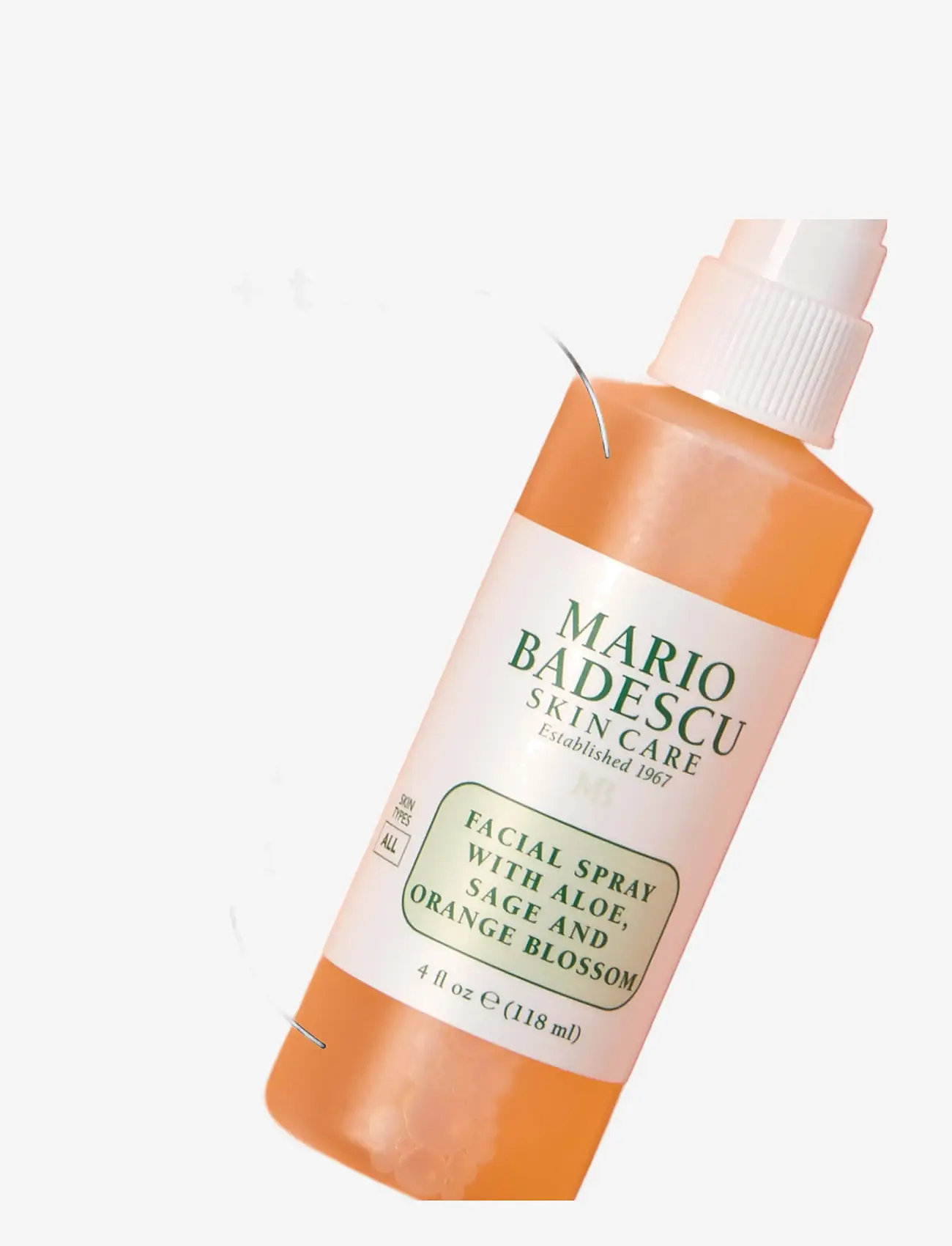 Mario Badescu - FACIAL SPRAY W/ ALOE, SAGE & ORANGE BLOSSOM - ansigtsmist - clear - 5