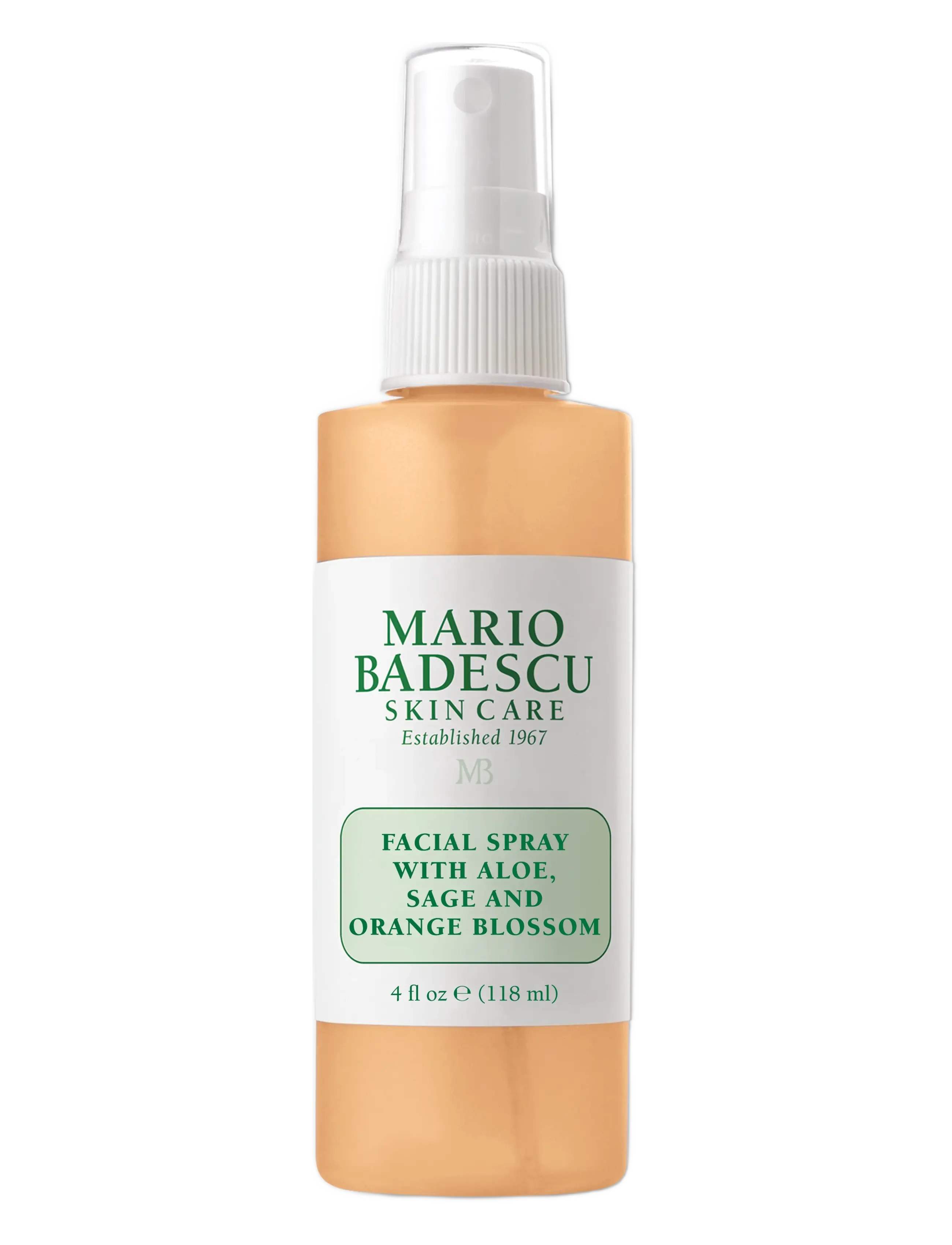 Mario Badescu Mario Badescu Facial Spray W/ Aloe, Sage & Orange Blossom 118ml, 118 ml, Nude, Rensemidler > Tonere, Dame