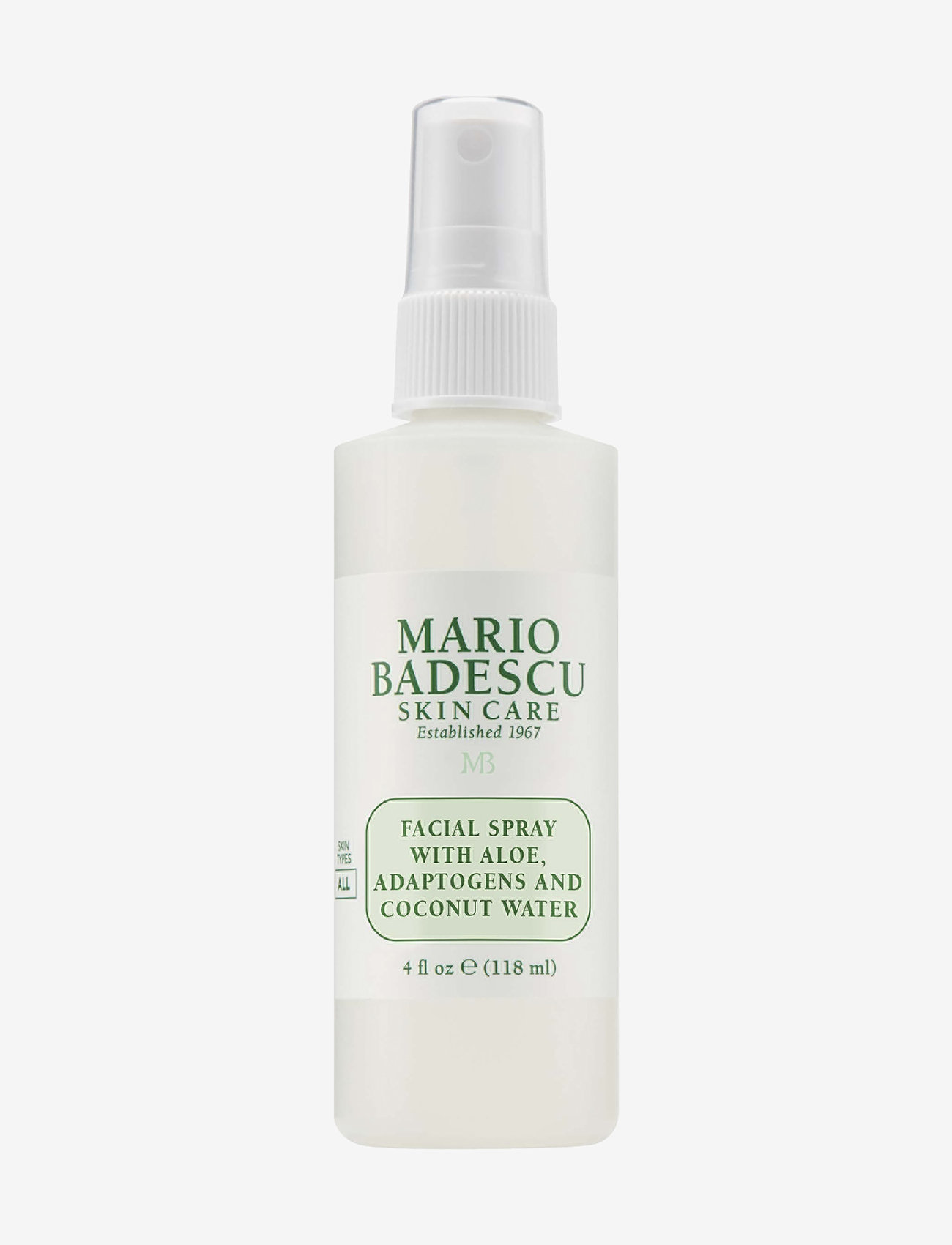 Mario Badescu Mario Badescu Facial Spray With Aloe, Adaptogens And Coconut Water 118ml - Hudpleje - CLEAR / undefined