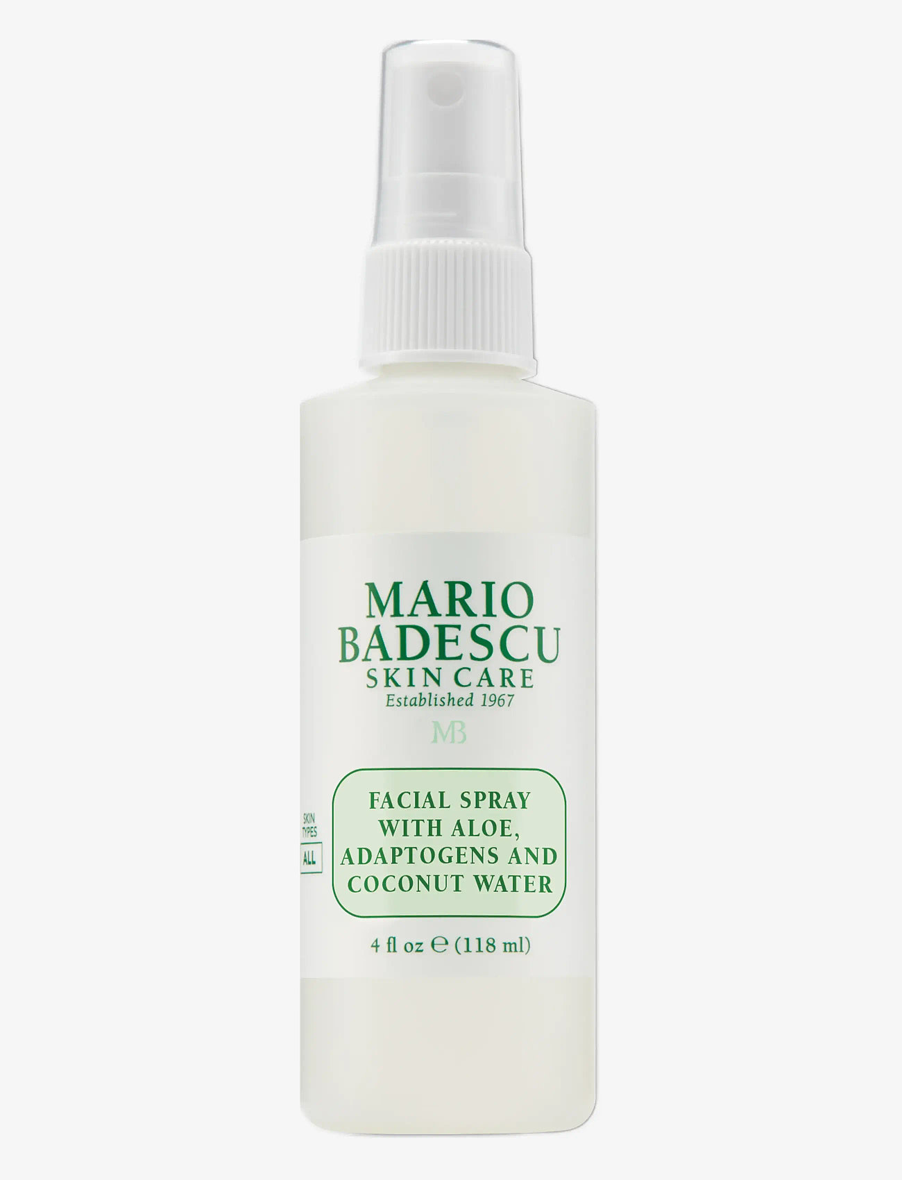 Mario Badescu - FACIAL SPRAY W/ ALOE, ADAPTOGENS & COCONUT WATER - ansiktsmist - clear - 1