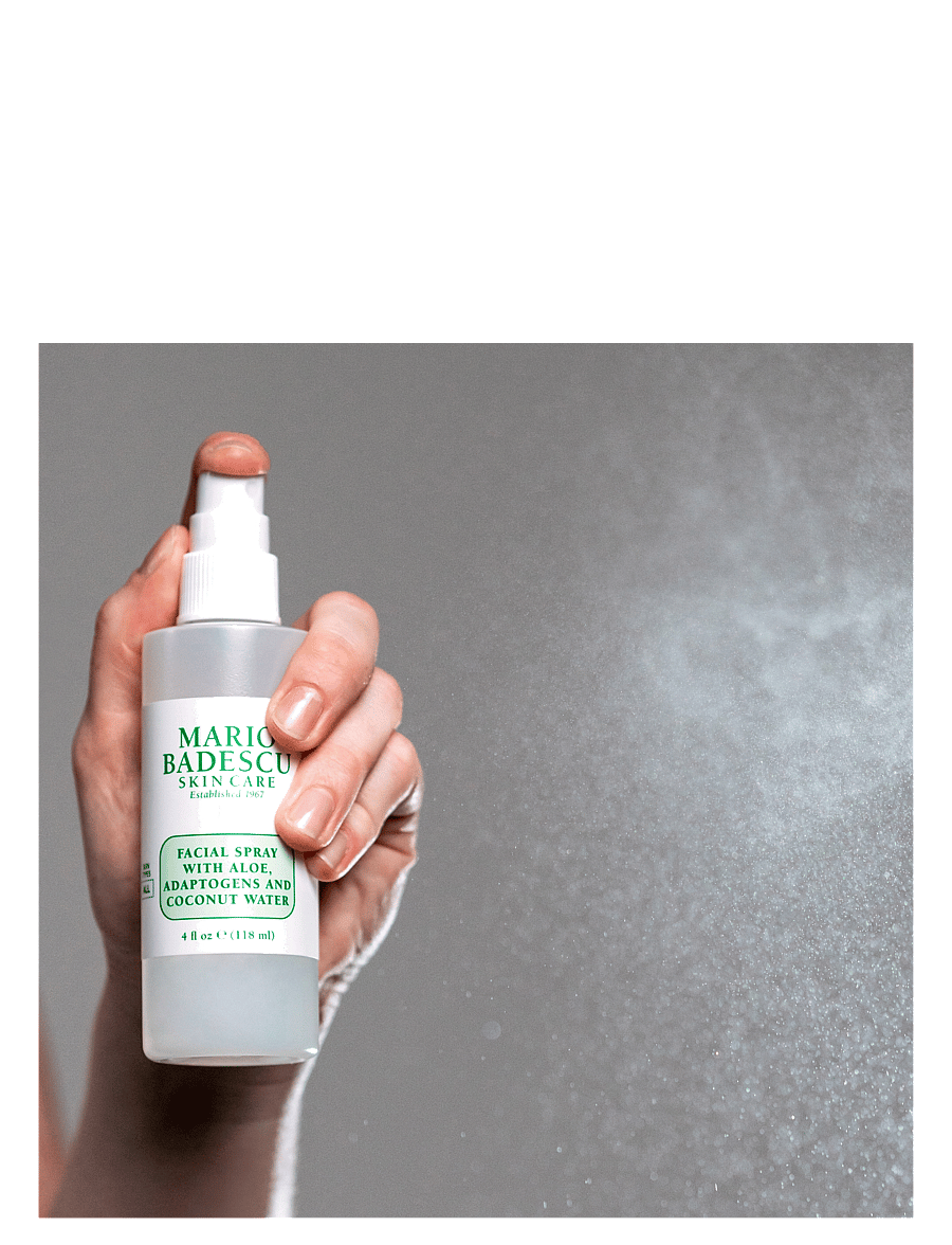 Mario Badescu - FACIAL SPRAY W/ ALOE, ADAPTOGENS & COCONUT WATER - ansigtsmist - clear - 2