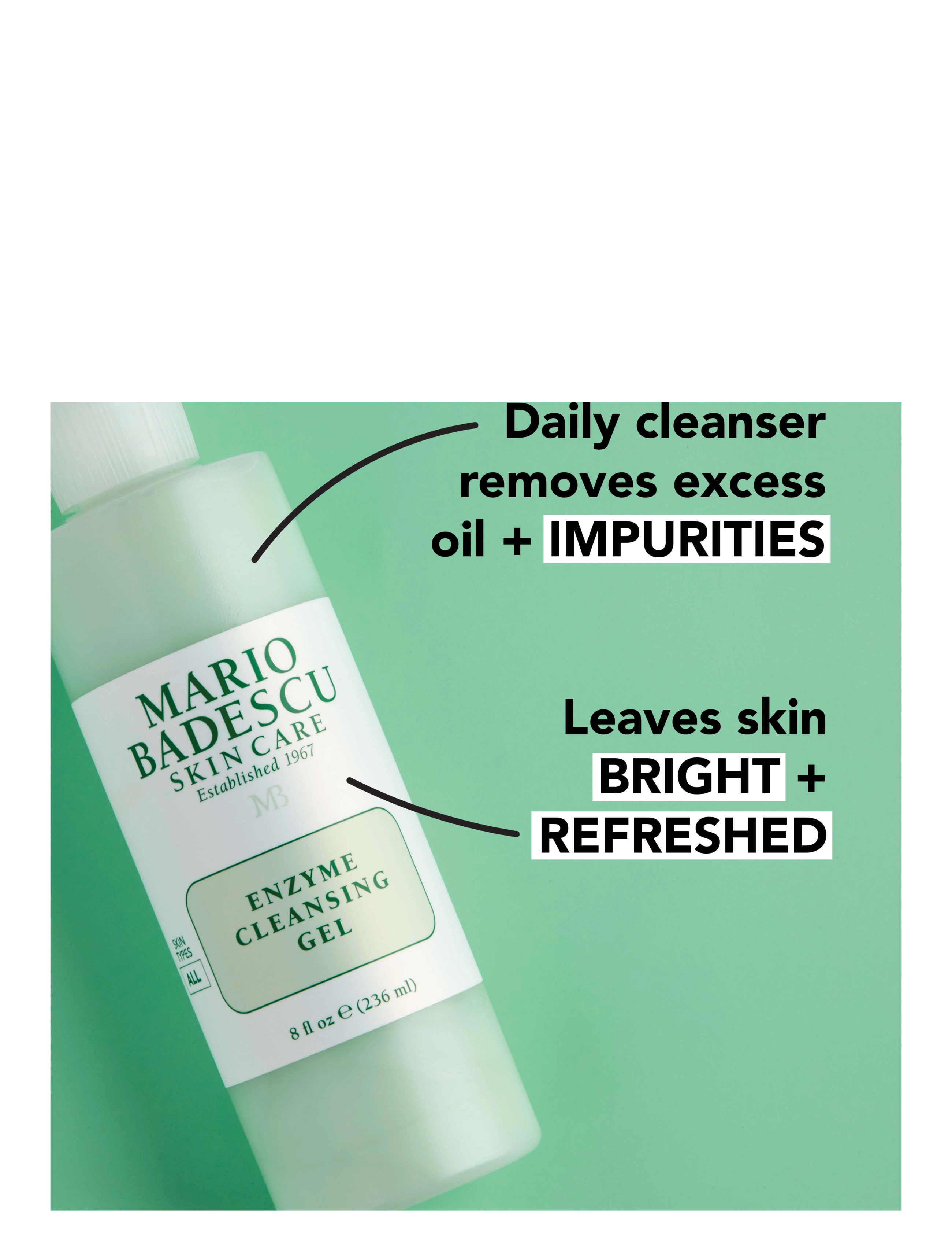 Mario Badescu - Mario Badescu Enzyme Cleansing Gel 236ml - hreinsigel - clear - 3