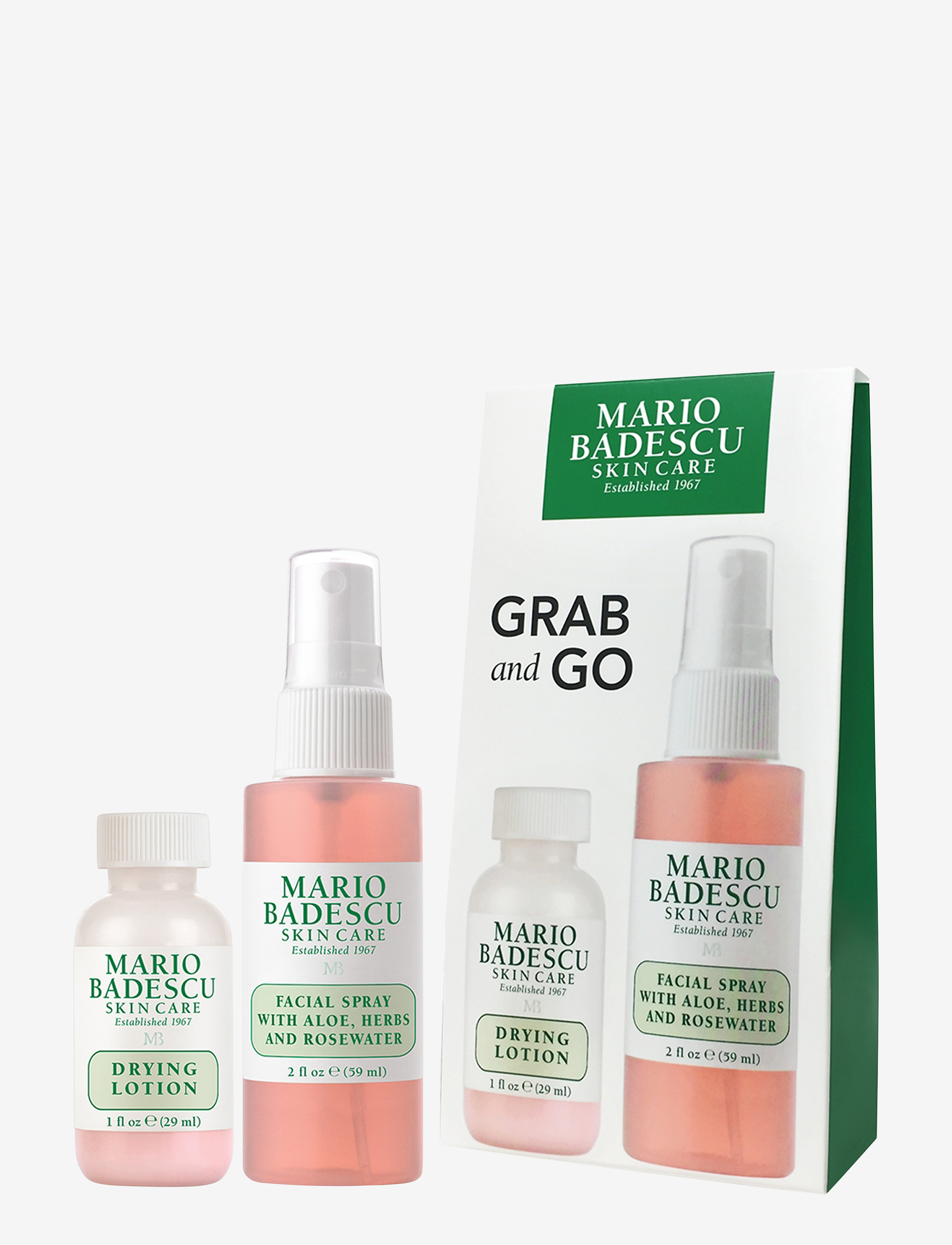 Mario Badescu Grab & Go Set, Skincare Sæt, Nude, Str: ONE SIZE
