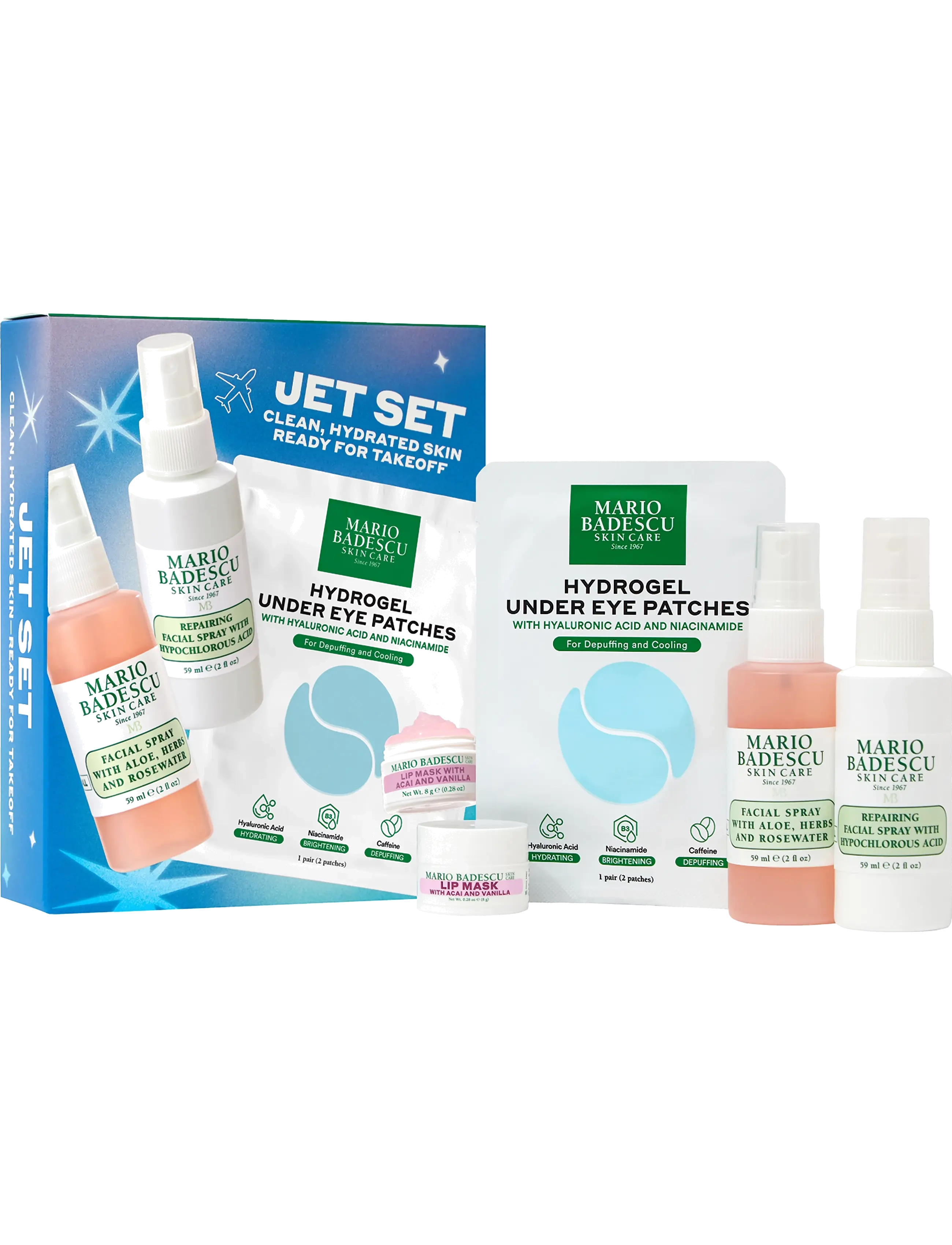 Mario Badescu Jet Set - Hudvårdsset - NO COLOR / undefined